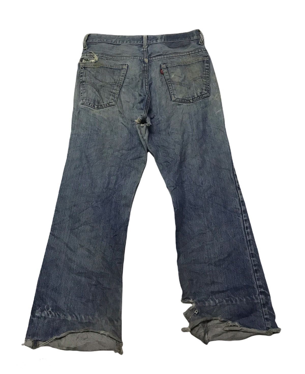 Levi's Vintage Levi's button no.8 bootcut cropped denim jeans 29x25 Size US 29 - 8 Thumbnail