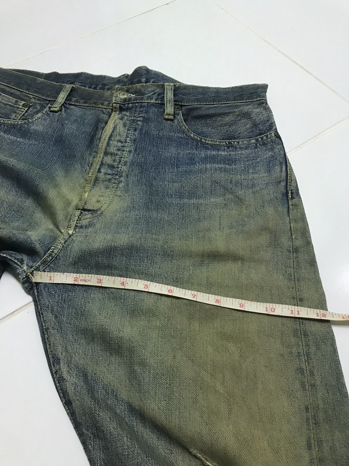 United Arrows Vintage 90s United Arrows selvedge denim jeans 34x29 Size US 35 - 11 Thumbnail