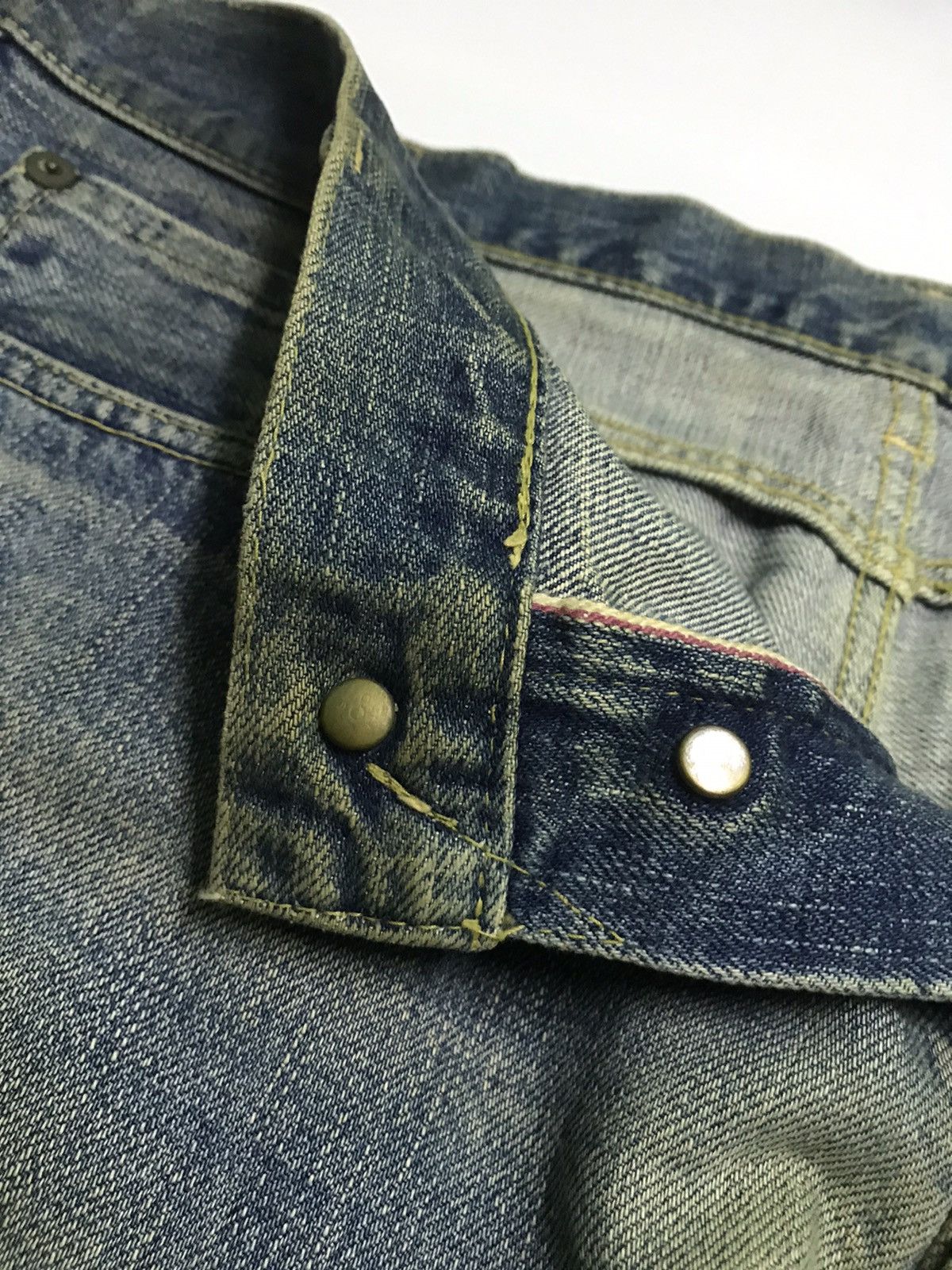 United Arrows Vintage 90s United Arrows selvedge denim jeans 34x29 Size US 35 - 3 Thumbnail