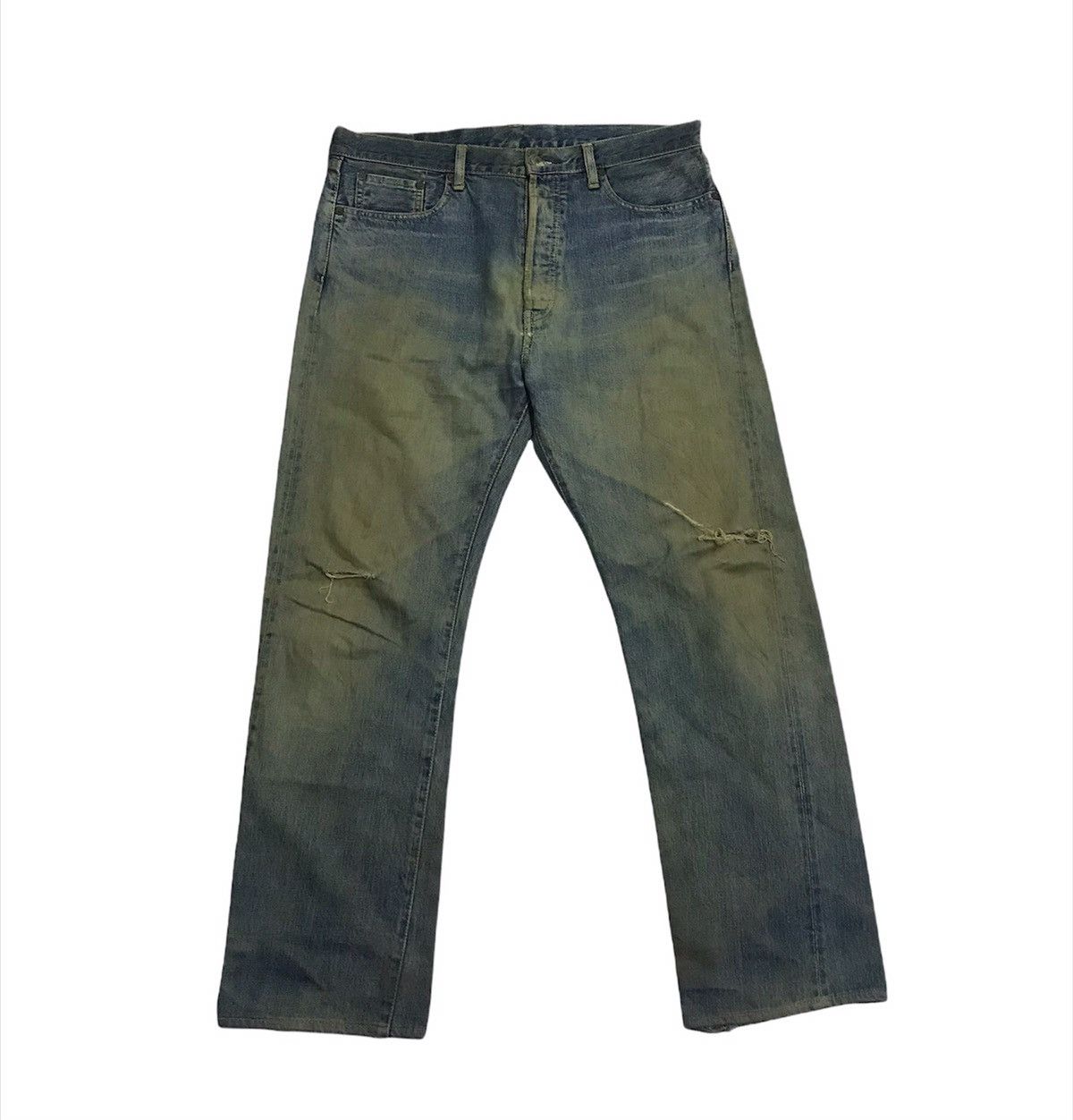 United Arrows Vintage 90s United Arrows selvedge denim jeans 34x29 Size US 35 - 1 Thumbnail