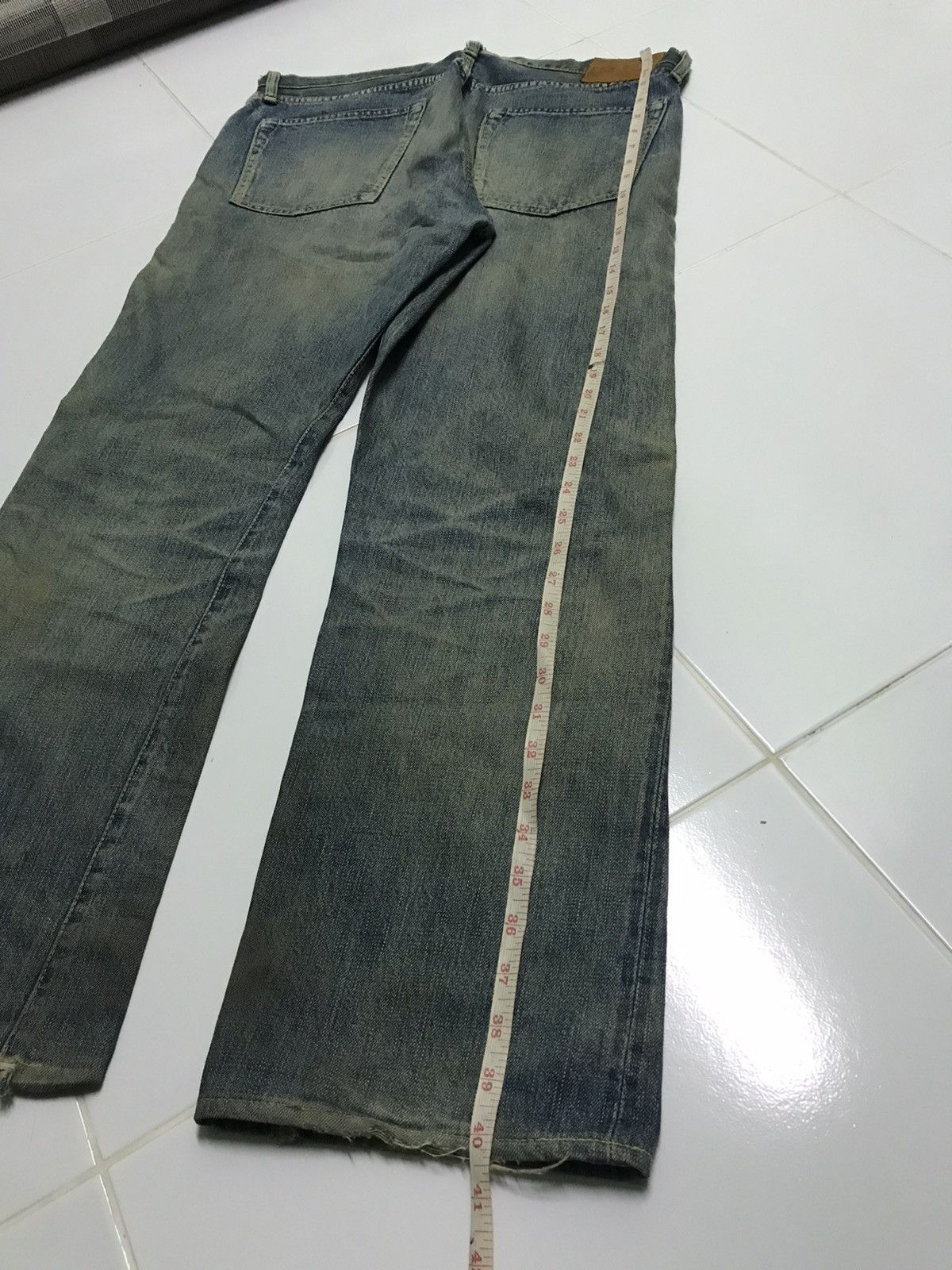 United Arrows Vintage 90s United Arrows selvedge denim jeans 34x29 Size US 35 - 12 Thumbnail