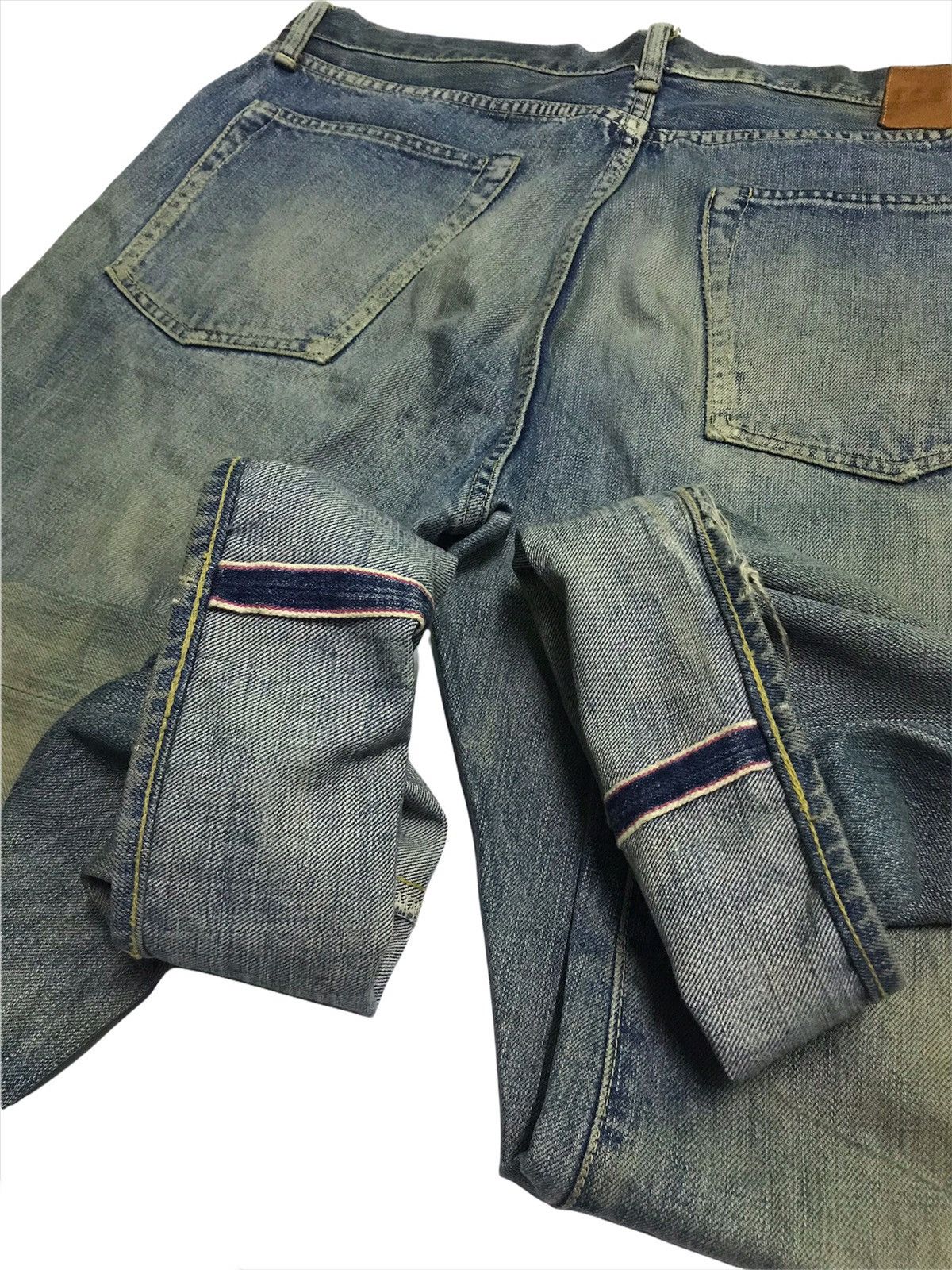 United Arrows Vintage 90s United Arrows selvedge denim jeans 34x29 Size US 35 - 8 Thumbnail