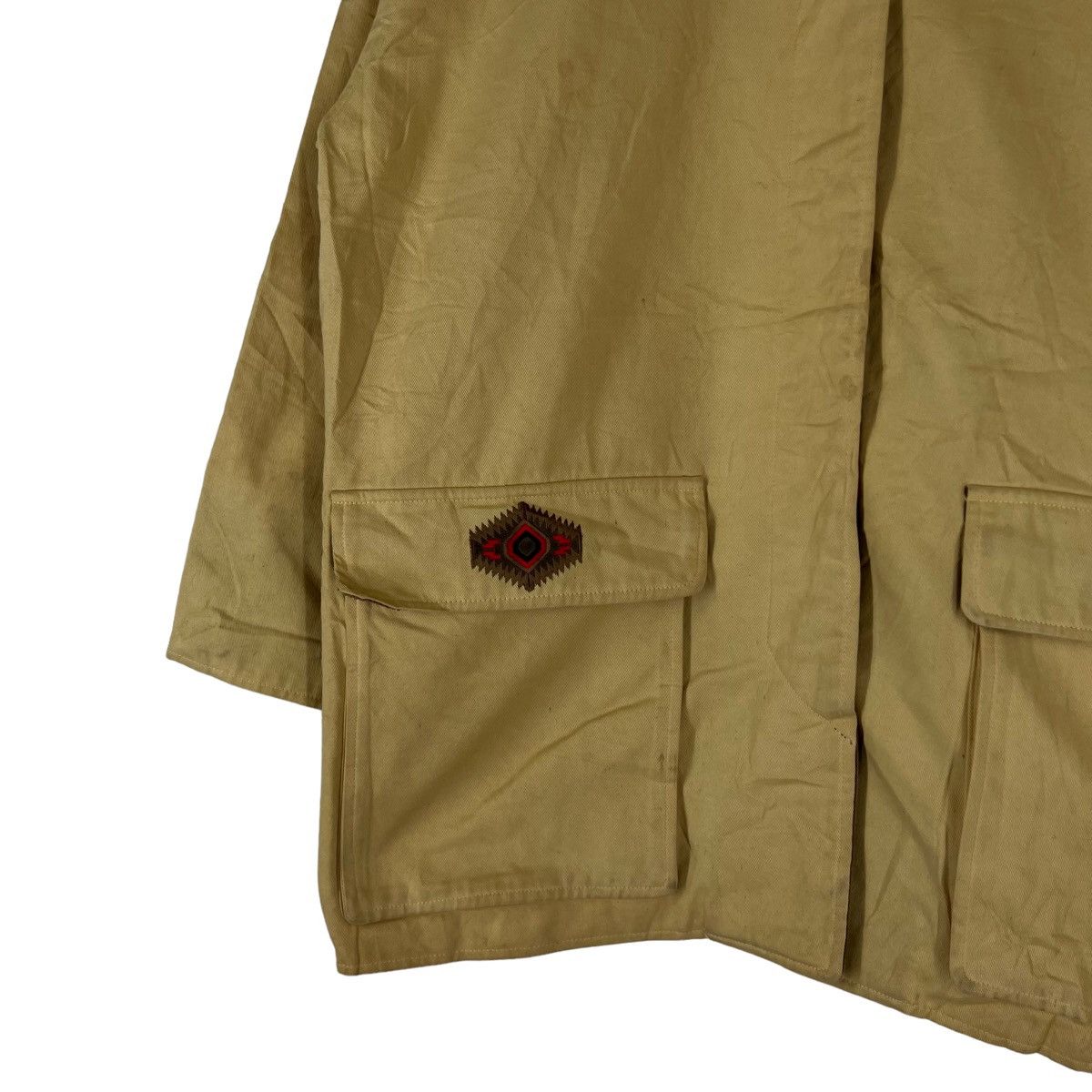 Japanese Brand VINTAGE FACE A FACE NAVAJO DESIGN JACKET ISSEY MIYAKE STYLE Size US M / EU 48-50 / 2 - 6 Thumbnail
