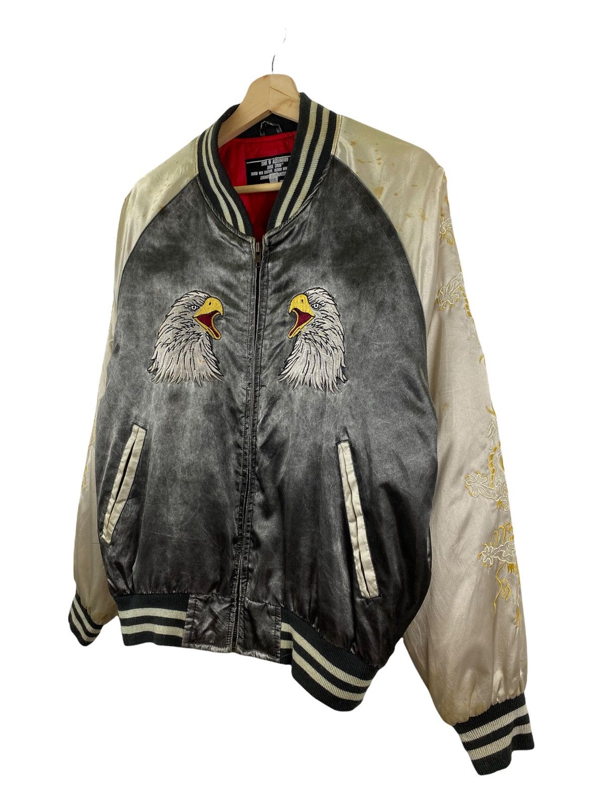 Japanese Brand × Vintage Vintage Japanese Sukajan jacket Size US L / EU 52-54 / 3 - 3 Thumbnail
