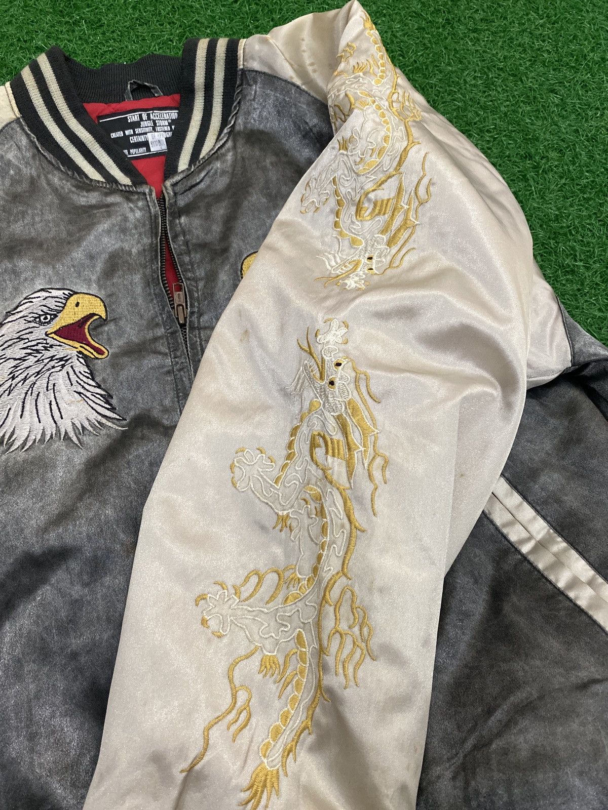 Japanese Brand × Vintage Vintage Japanese Sukajan jacket Size US L / EU 52-54 / 3 - 15 Thumbnail