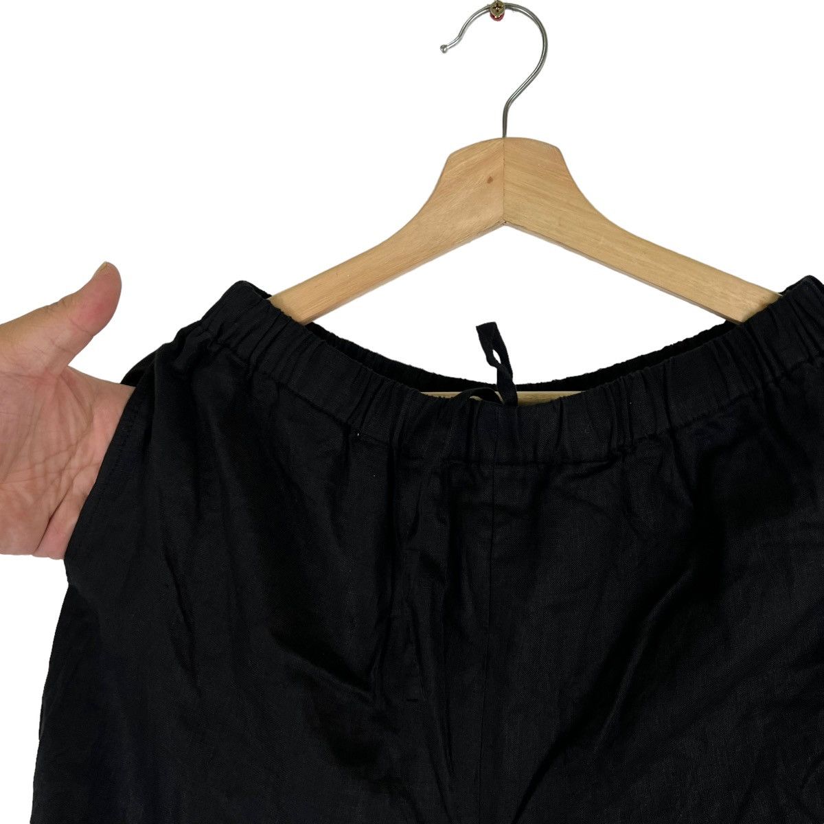 Japanese Brand VINTAGE CROPPED PALAZO PANTS OVERSIZET JOURNAL STANDARD Size US 28 / EU 44 - 7 Thumbnail