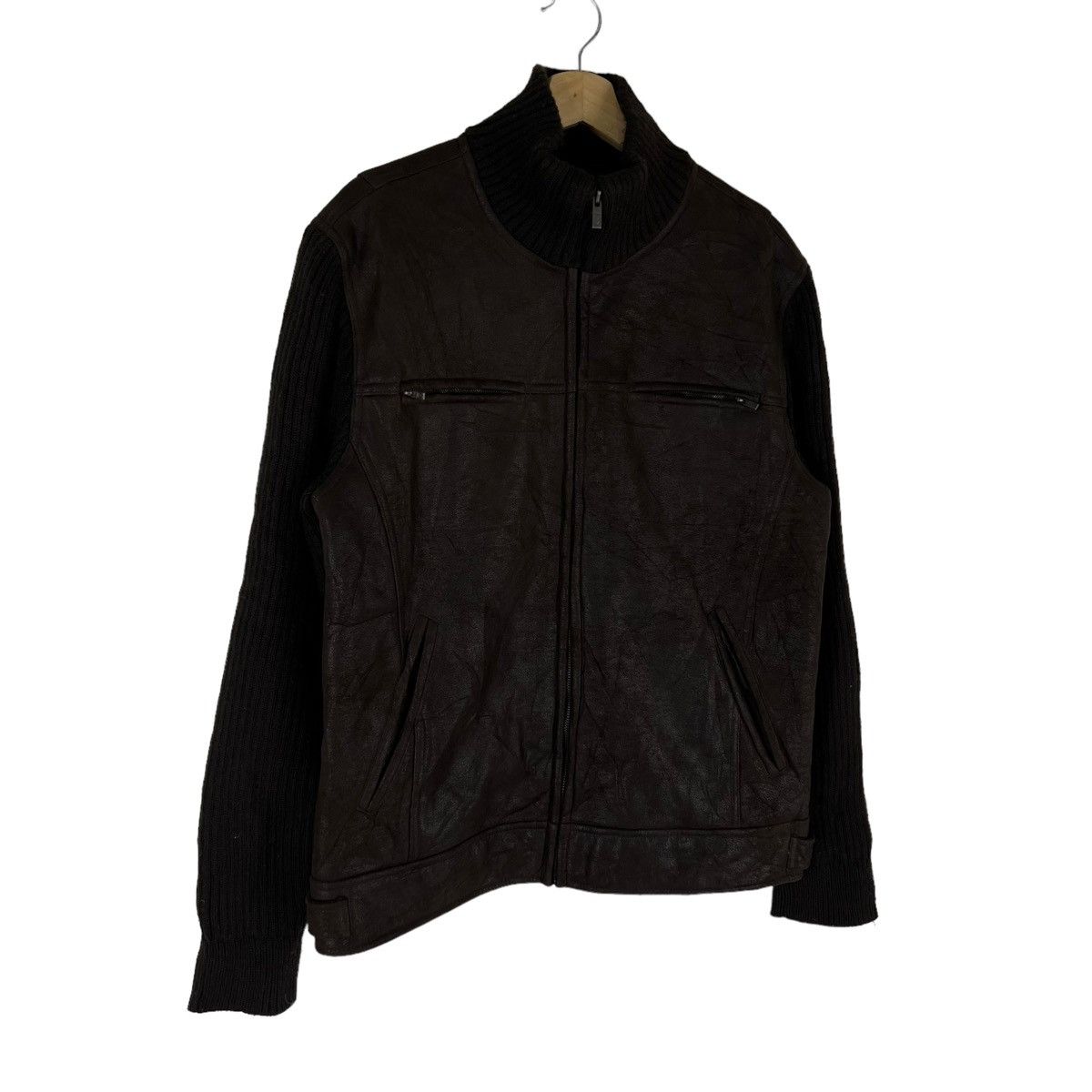 Japanese Brand VINTAGE B 3 MINK FUR LINING JACKET ZARA INSPIRE ISSEY MIYAKE Size US L / EU 52-54 / 3 - 2 Thumbnail