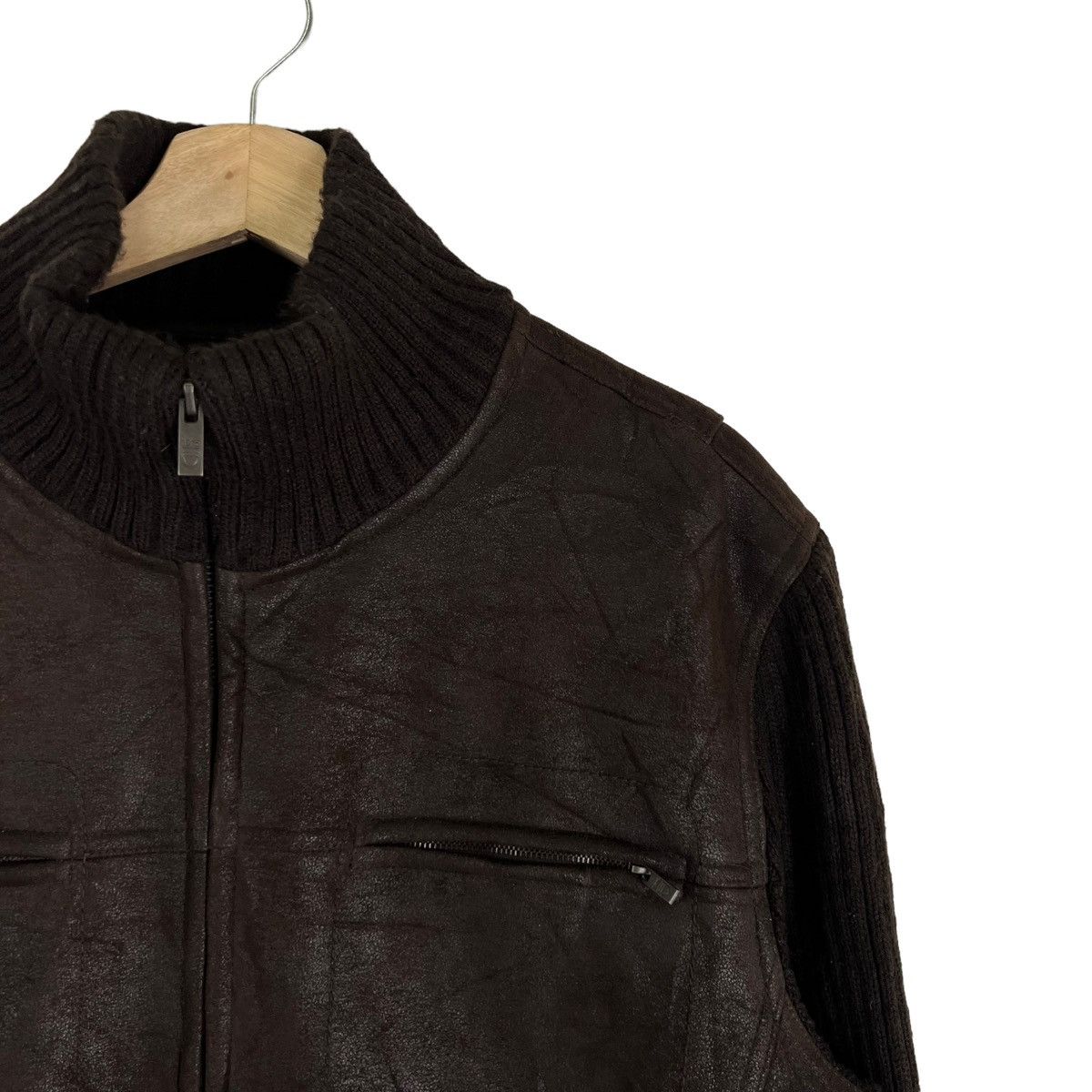 Japanese Brand VINTAGE B 3 MINK FUR LINING JACKET ZARA INSPIRE ISSEY MIYAKE Size US L / EU 52-54 / 3 - 4 Thumbnail