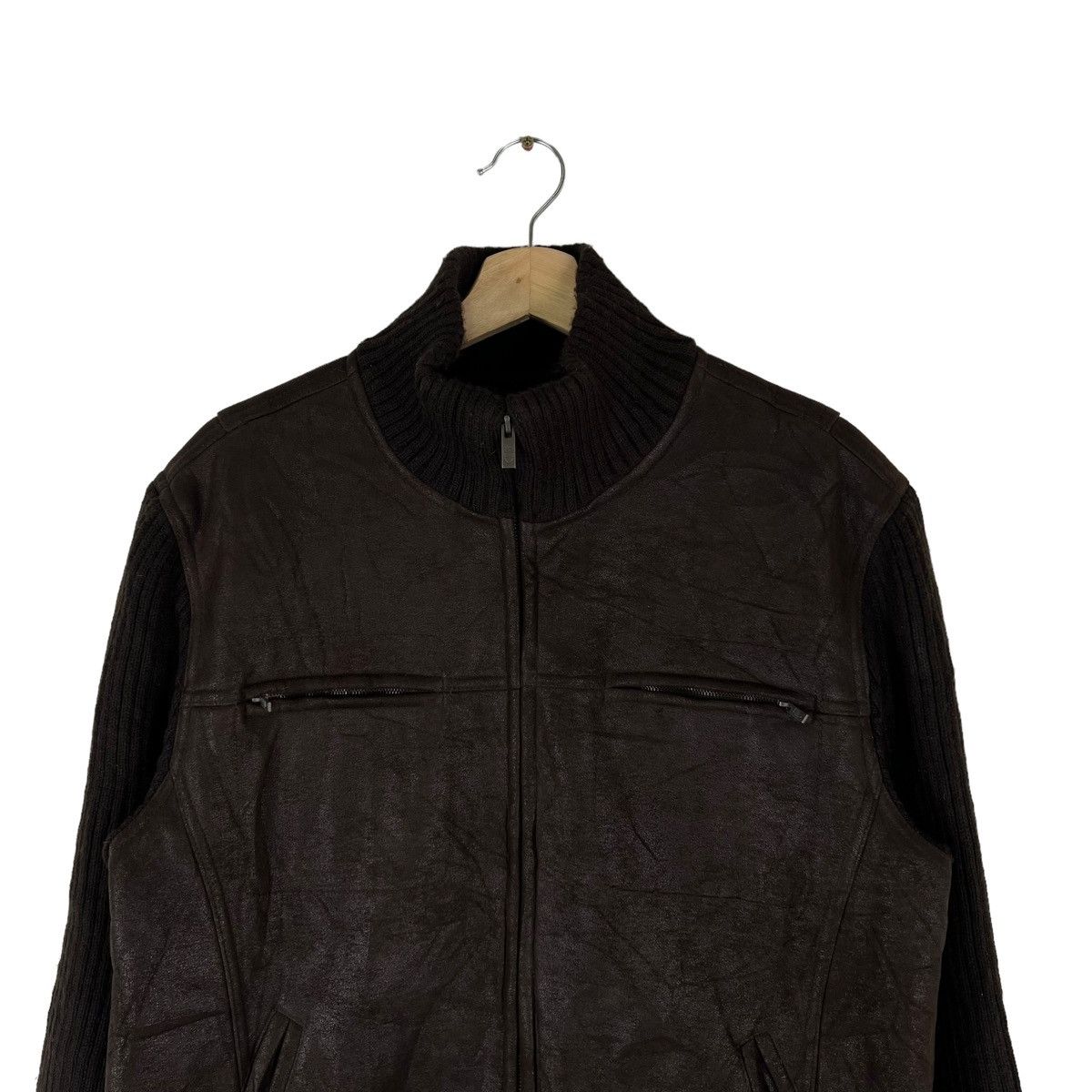Japanese Brand VINTAGE B 3 MINK FUR LINING JACKET ZARA INSPIRE ISSEY MIYAKE Size US L / EU 52-54 / 3 - 7 Thumbnail