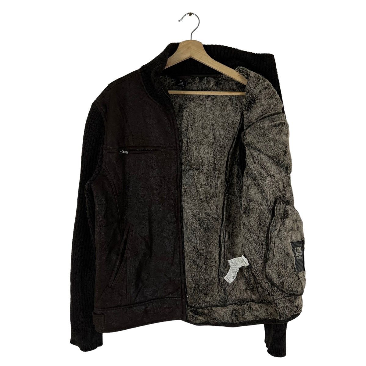 Japanese Brand VINTAGE B 3 MINK FUR LINING JACKET ZARA INSPIRE ISSEY MIYAKE Size US L / EU 52-54 / 3 - 10 Thumbnail