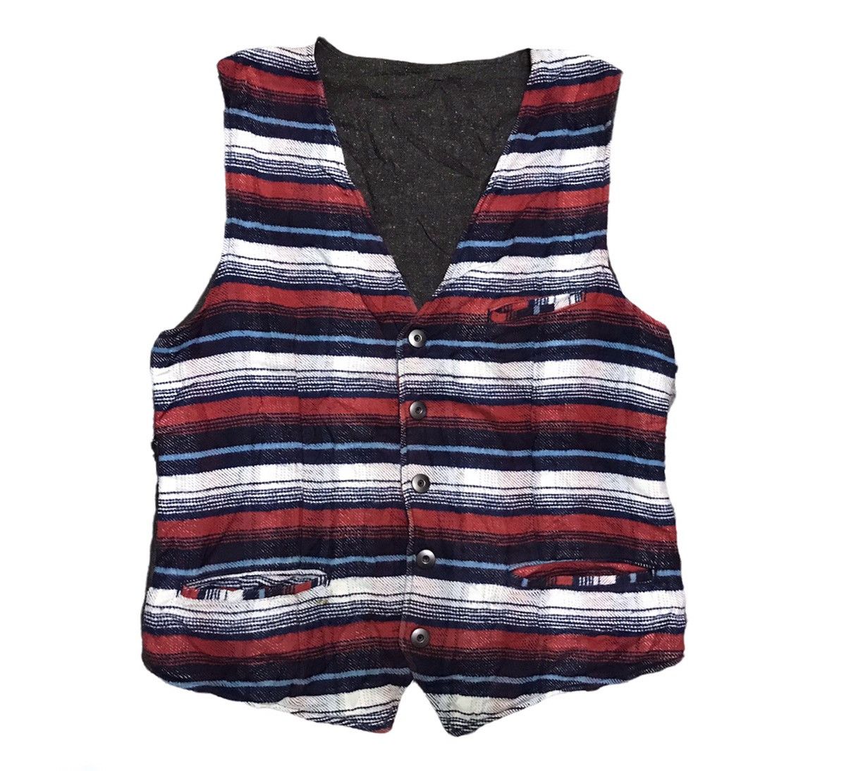 ABAHOUSE Abahouse stripes vest Size US S / EU 44-46 / 1 - 1 Thumbnail