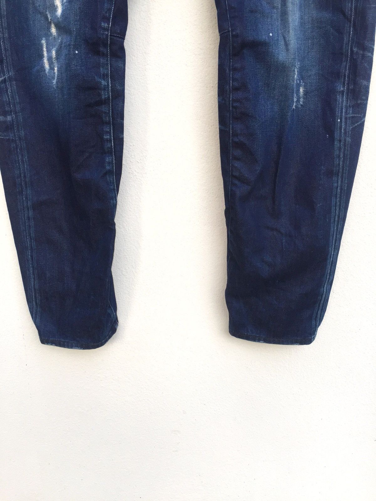 G-Star Drop Crotch Taper Paint Splash Oversized Denim Size US 38 / EU 54 - 9 Thumbnail