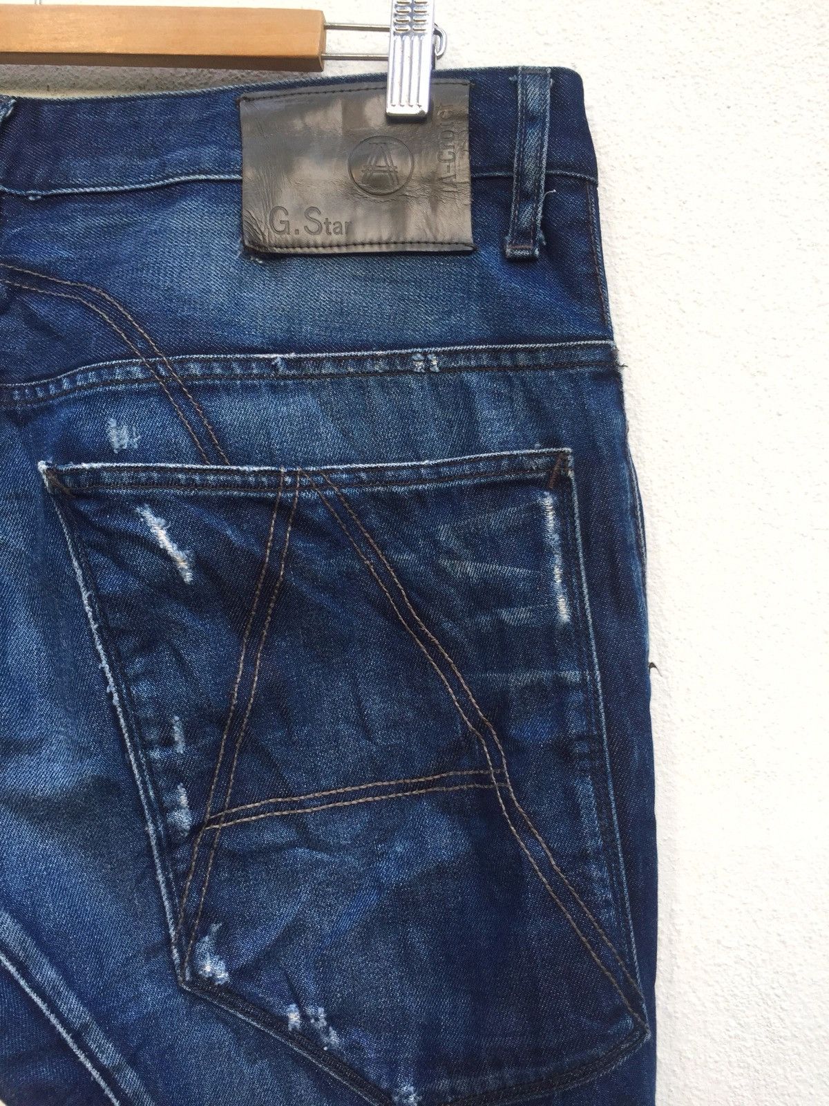 G-Star Drop Crotch Taper Paint Splash Oversized Denim Size US 38 / EU 54 - 12 Thumbnail