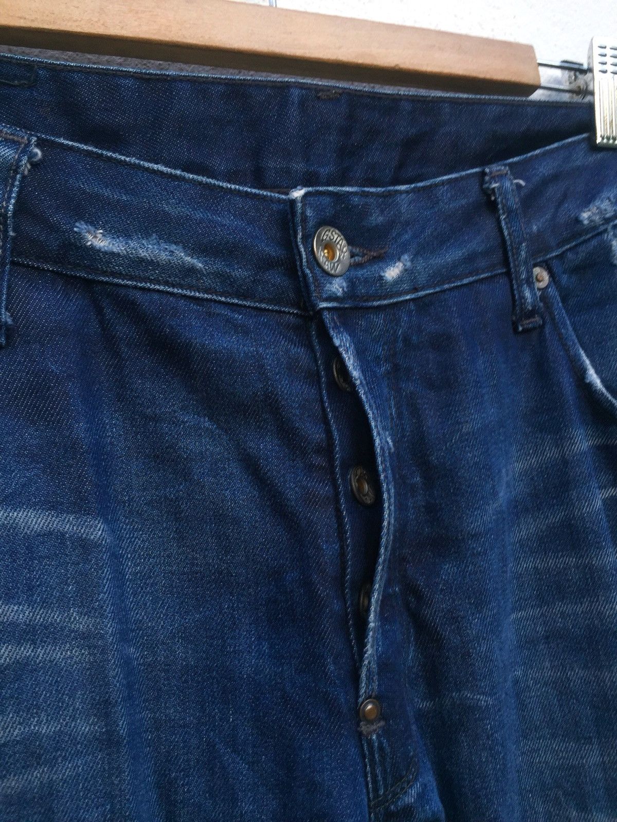 G-Star Drop Crotch Taper Paint Splash Oversized Denim Size US 38 / EU 54 - 6 Thumbnail