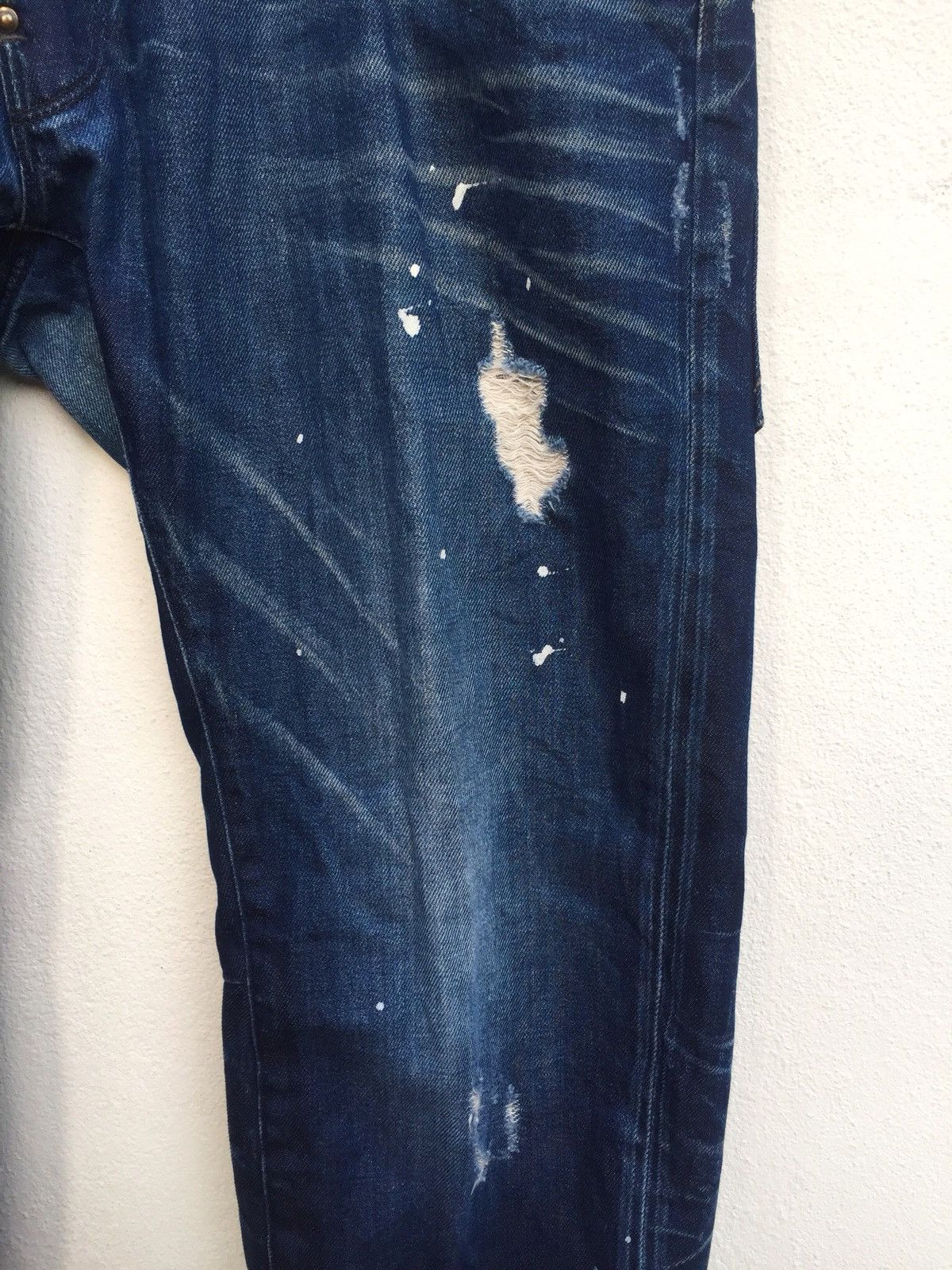G-Star Drop Crotch Taper Paint Splash Oversized Denim Size US 38 / EU 54 - 5 Thumbnail