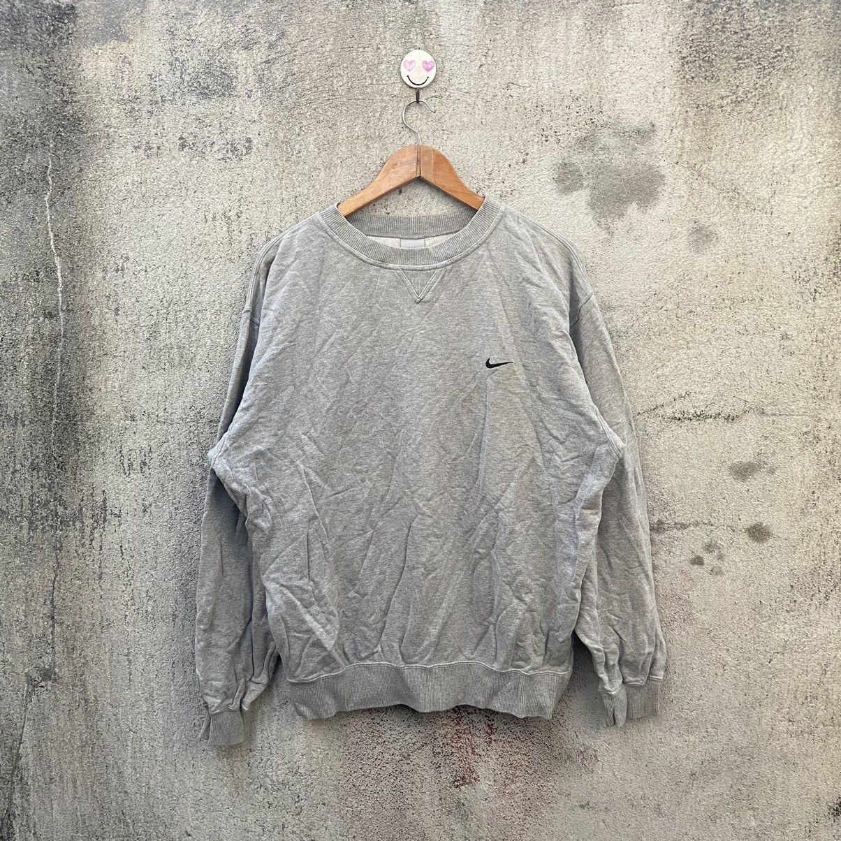 Nike Vintage nike swoosh sweatshirt pullover Size US XL / EU 56 / 4 - 1 Thumbnail