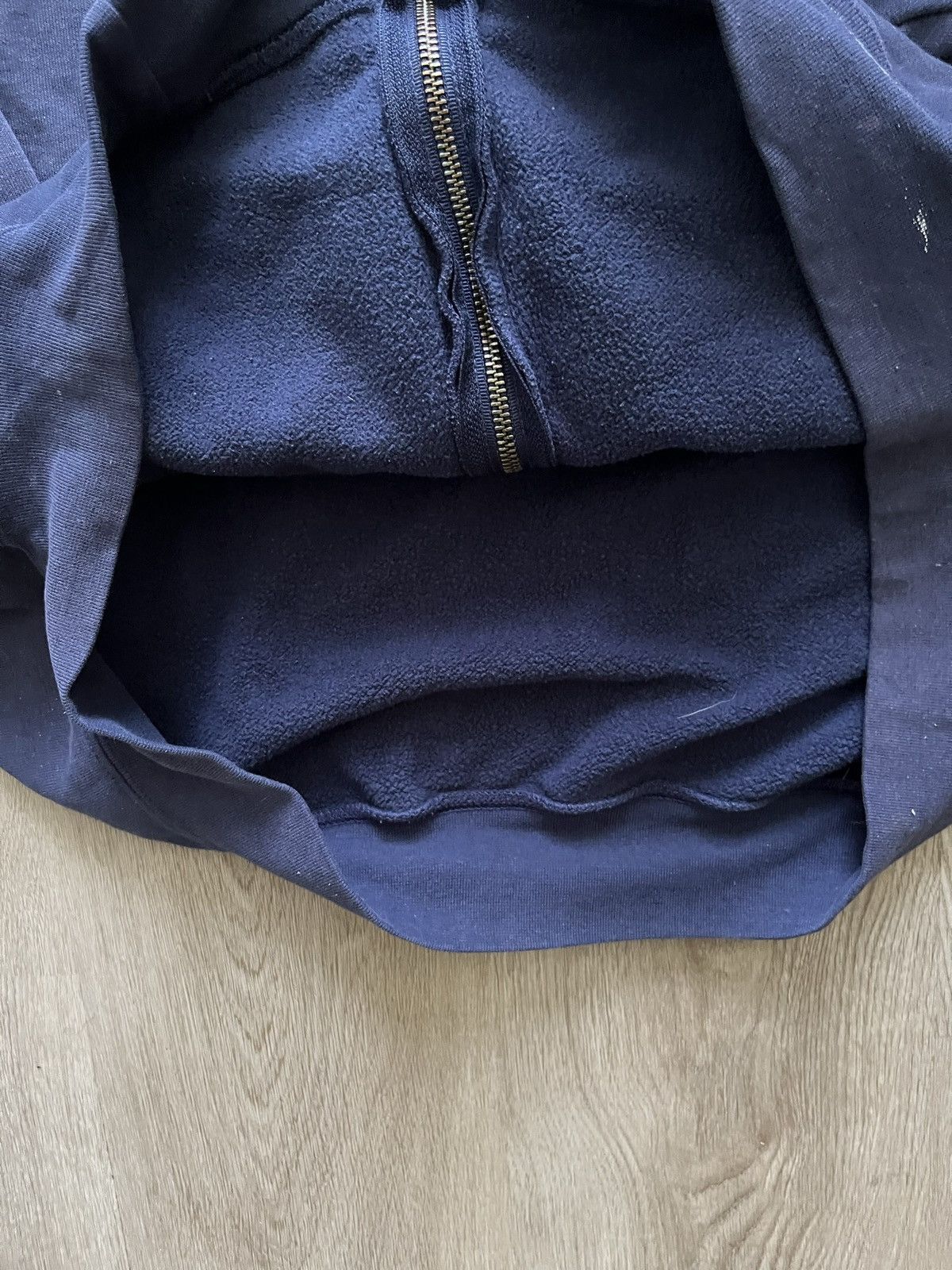 Carhartt Vintage Worn In Navy Blue Carhartt Zip Up Hoodie Size US XXL / EU 58 / 5 - 15 Thumbnail