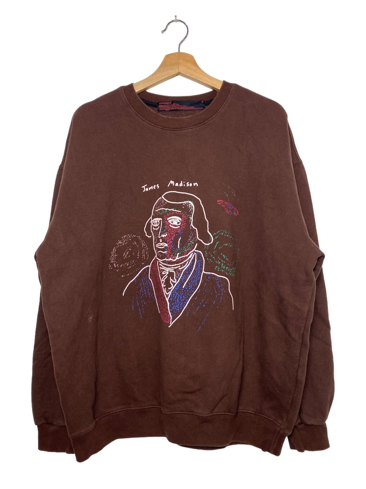 Japanese Brand Vintage James Madison Crewneck / Kanye Ye Travis West Scott Size US M / EU 48-50 / 2 - 1 Thumbnail