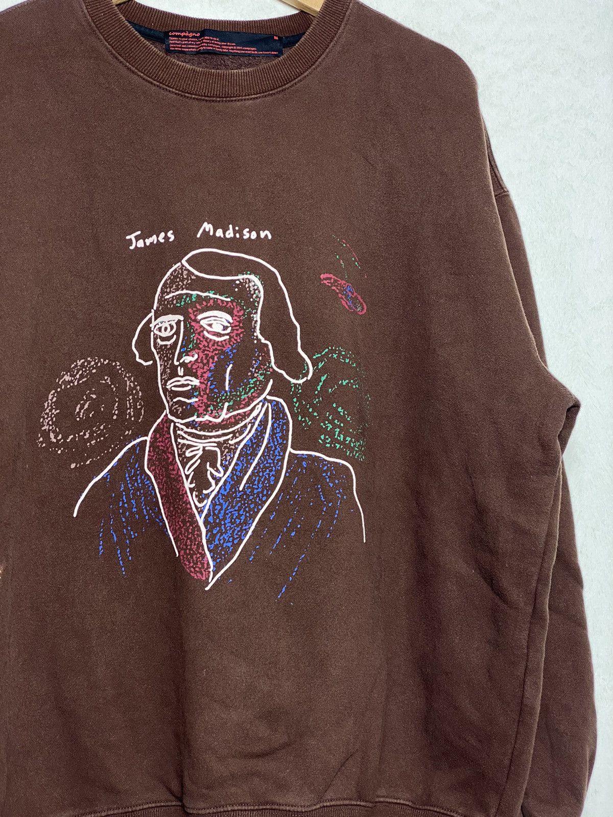 Japanese Brand Vintage James Madison Crewneck / Kanye Ye Travis West Scott Size US M / EU 48-50 / 2 - 2 Thumbnail