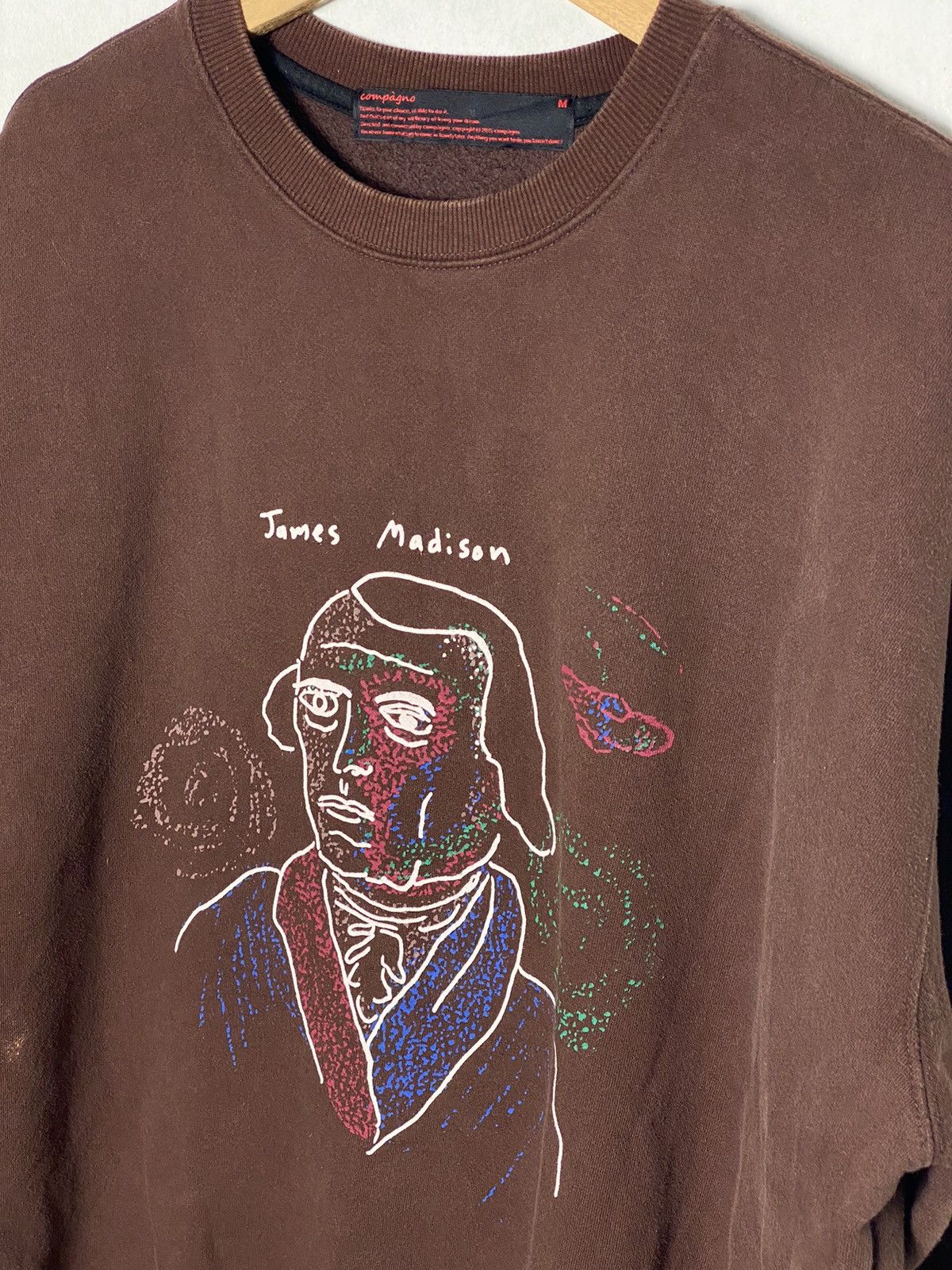 Japanese Brand Vintage James Madison Crewneck / Kanye Ye Travis West Scott Size US M / EU 48-50 / 2 - 3 Thumbnail