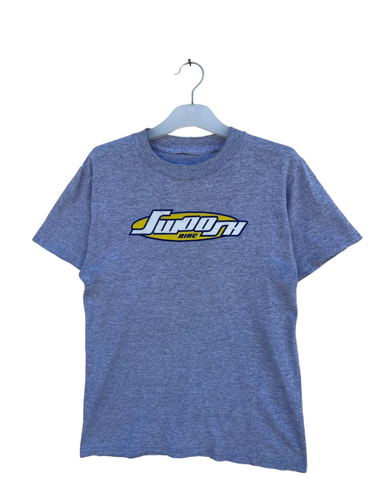 Nike Vintage Nike Swoosh Spellout Tees Size US S / EU 44-46 / 1 - 1 Preview