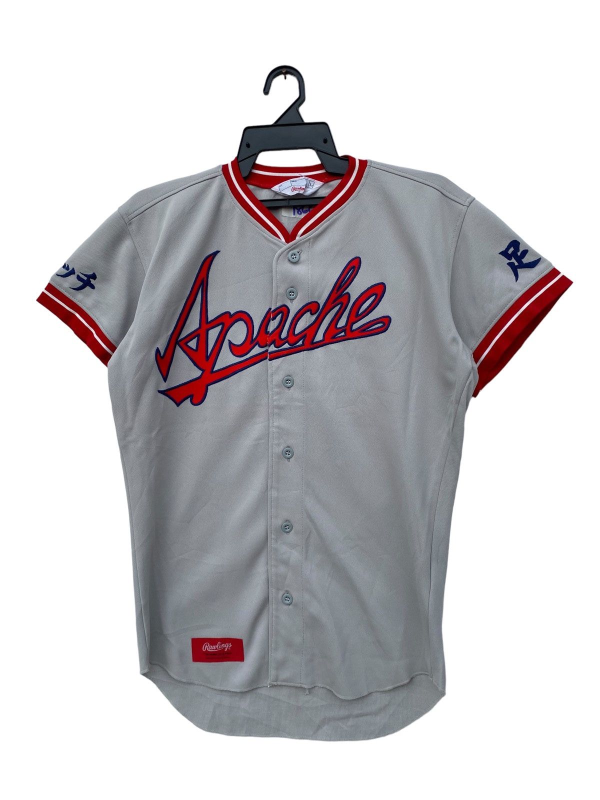 Asics Vintage Apache Baseball Jersey Size US L / EU 52-54 / 3 - 1 Thumbnail
