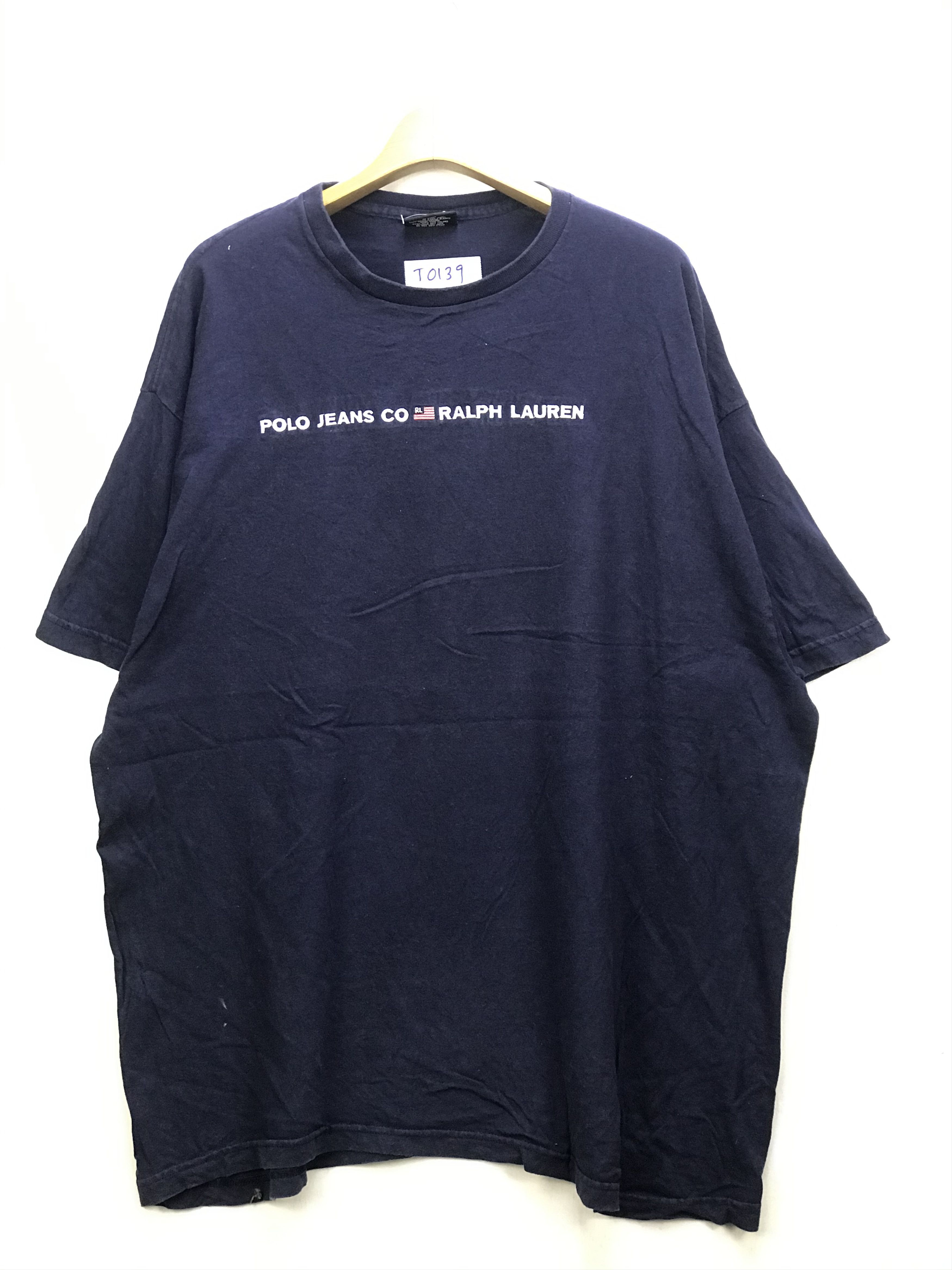 Polo Ralph Lauren VINTAGE POLO JEANS RALPH LAUREN SPELLOUT Size US XL / EU 56 / 4 - 1 Thumbnail