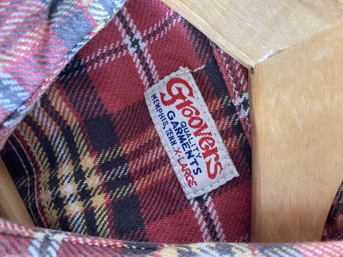 Flannel × Native ⚡️Rare⚡️ Vintage Alabama Red Skin Native Spellout Flannel Size XL / US 12-14 / IT 48-50 - 8 Thumbnail