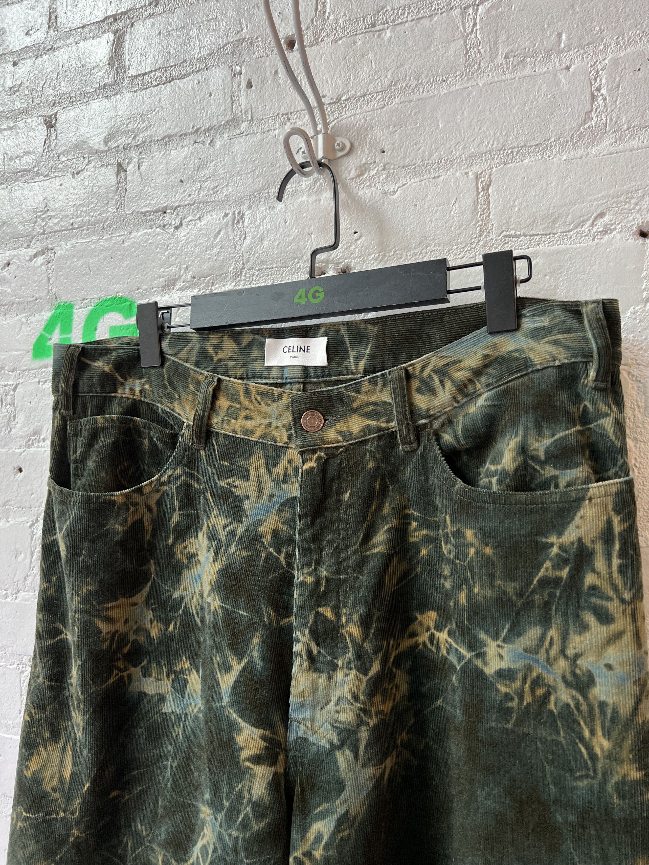 Celine Celine Tie-Dye Oversize Corduroy Pant 4G SELLER Size US 33 - 2 Thumbnail