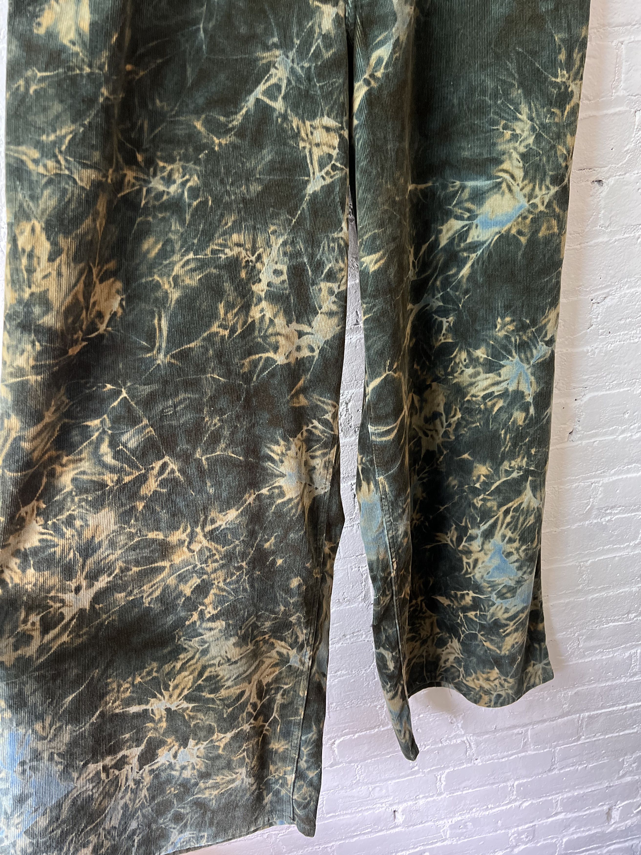 Celine Celine Tie-Dye Oversize Corduroy Pant 4G SELLER Size US 33 - 10 Thumbnail