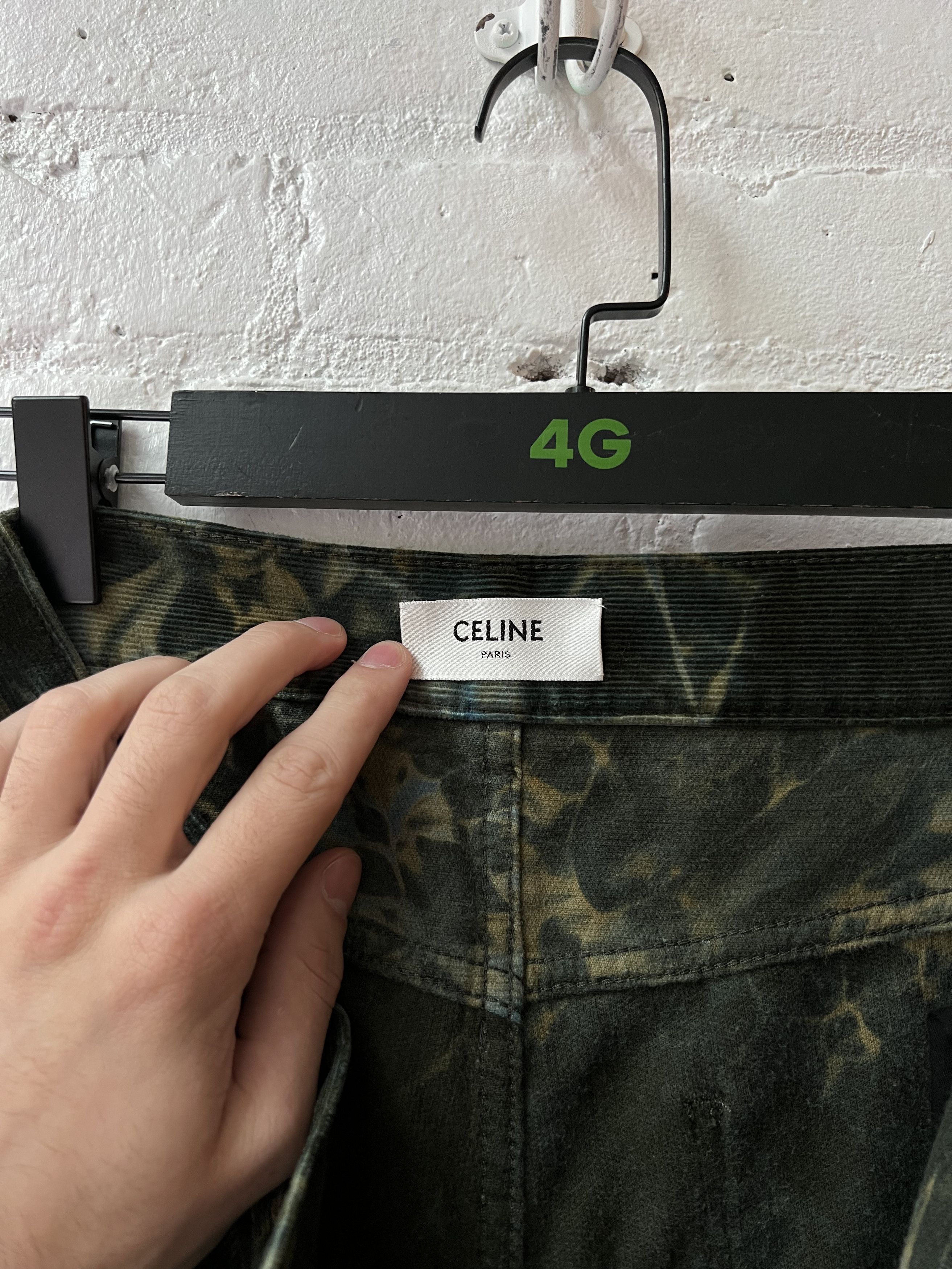 Celine Celine Tie-Dye Oversize Corduroy Pant 4G SELLER Size US 33 - 6 Thumbnail