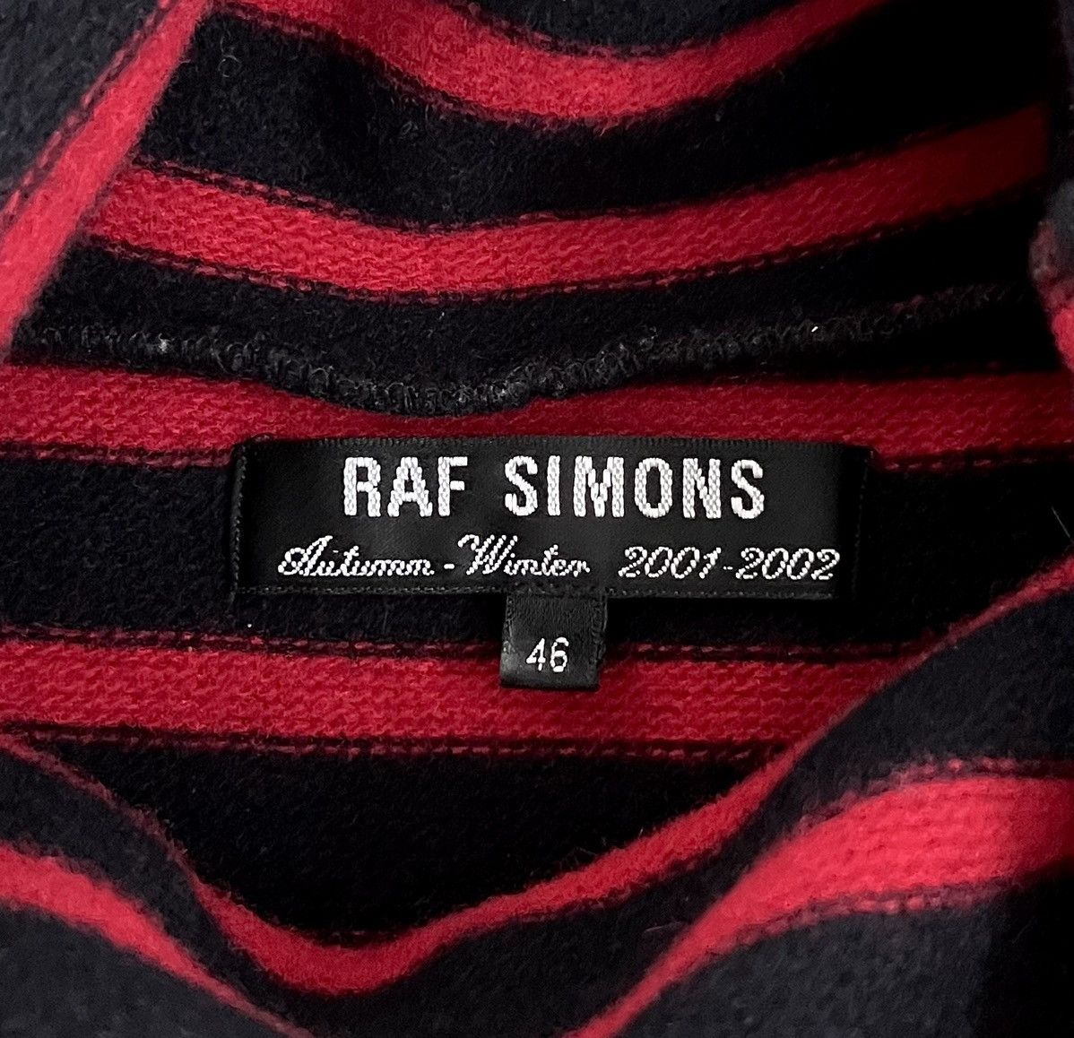 Raf Simons AW2001-2002 Raf Simons Riot Riot Riot Red Patch Turtleneck Size US XL / EU 56 / 4 - 10 Thumbnail