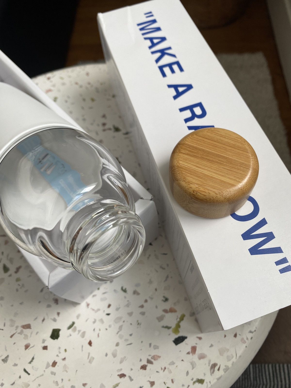 Virgil Abloh DARK BLUE Bottle Virgil Abloh SOMA Evian Size ONE SIZE - 6 Thumbnail