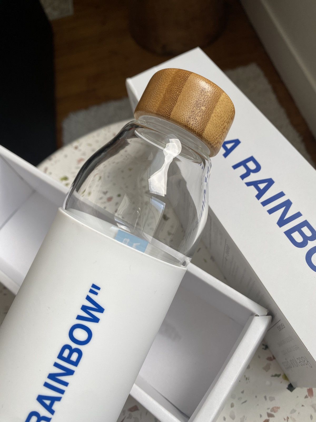 Virgil Abloh DARK BLUE Bottle Virgil Abloh SOMA Evian Size ONE SIZE - 5 Thumbnail