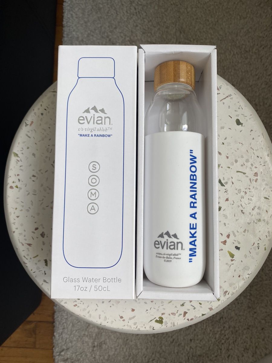Virgil Abloh DARK BLUE Bottle Virgil Abloh SOMA Evian Size ONE SIZE - 1 Thumbnail