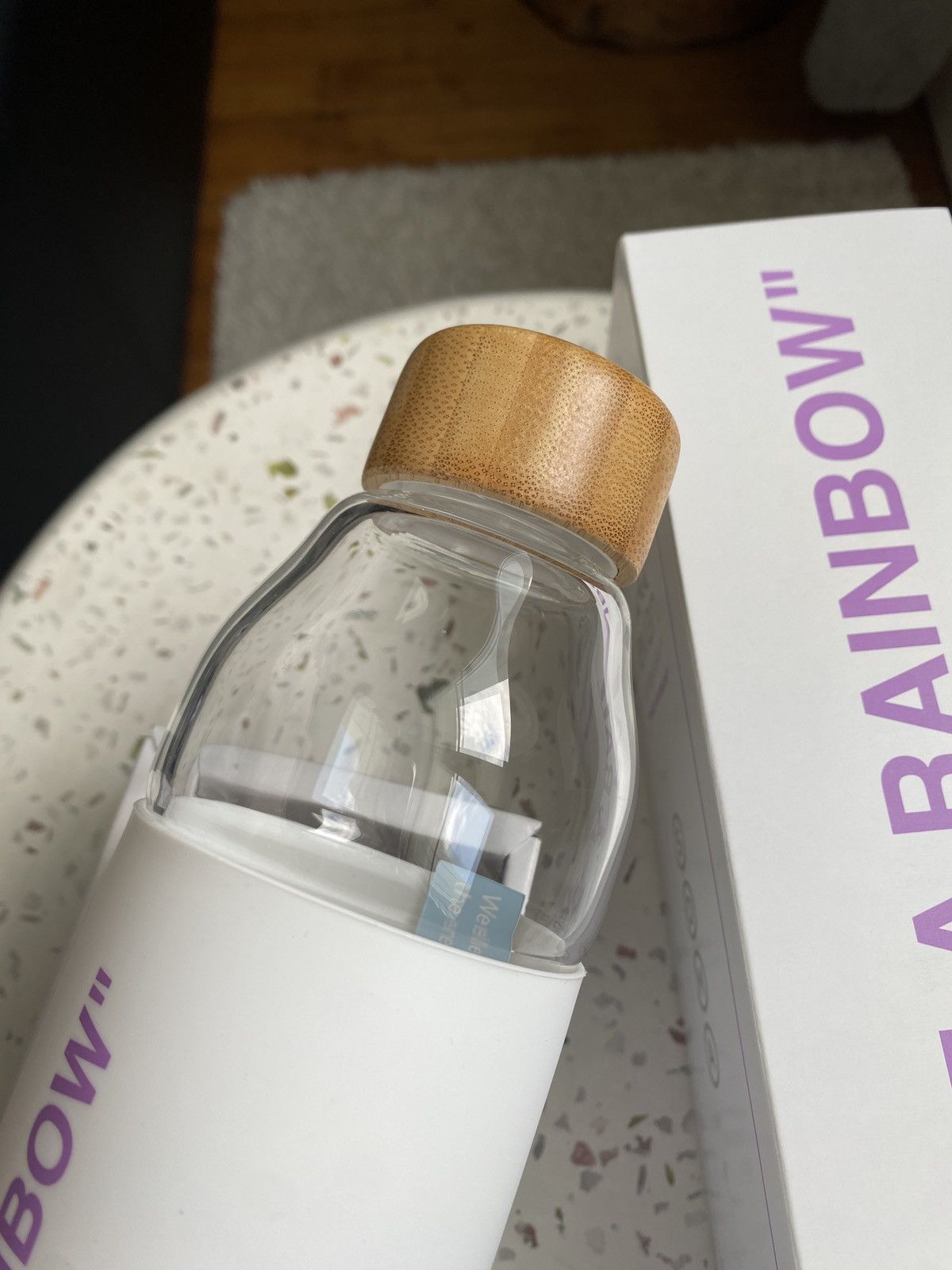 Virgil Abloh PURPLE Bottle Virgil Abloh SOMA Evian Size ONE SIZE - 5 Thumbnail