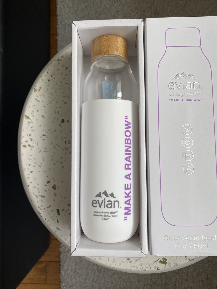 Virgil Abloh PURPLE Bottle Virgil Abloh SOMA Evian Size ONE SIZE - 2 Thumbnail