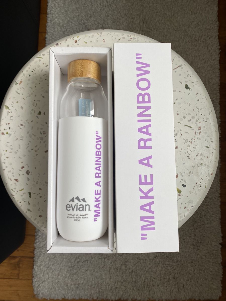 Virgil Abloh PURPLE Bottle Virgil Abloh SOMA Evian Size ONE SIZE - 3 Thumbnail