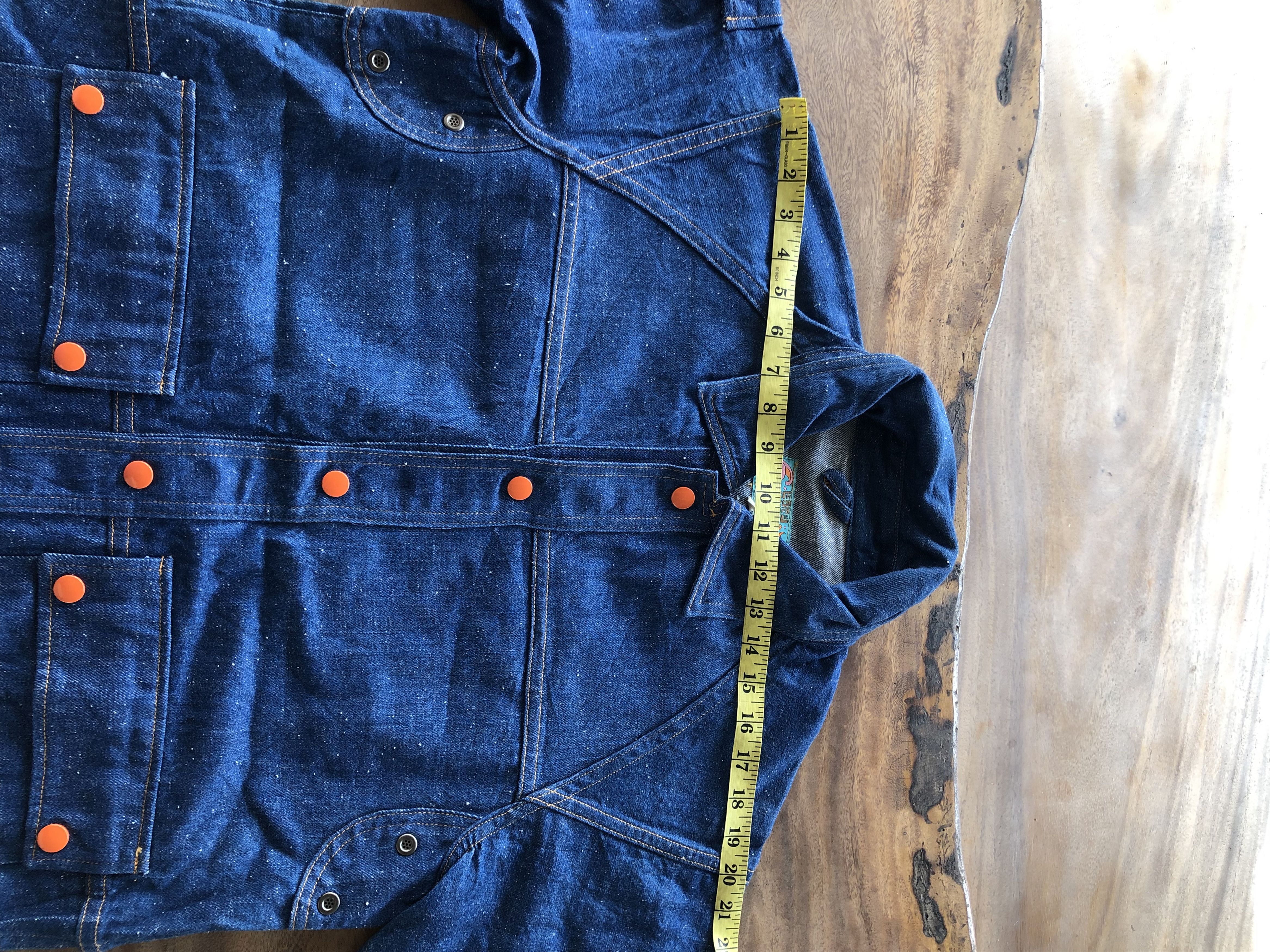 Mister Freedom RARE🔥VINTAGE MISTER FREEDOM x TOYO CHORE DENIM JACKET Size US M / EU 48-50 / 2 - 14 Thumbnail
