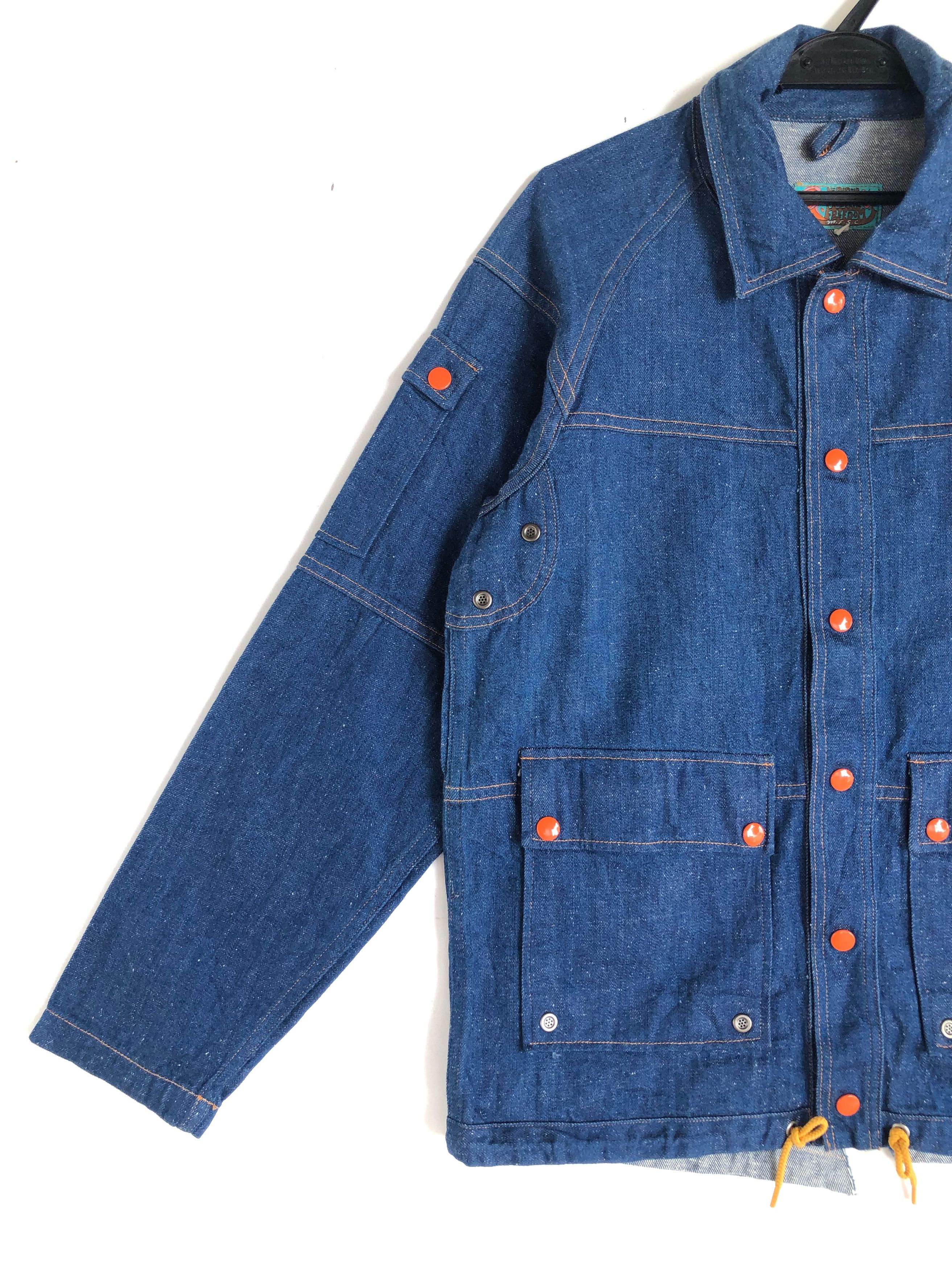 Mister Freedom RARE🔥VINTAGE MISTER FREEDOM x TOYO CHORE DENIM JACKET Size US M / EU 48-50 / 2 - 3 Thumbnail