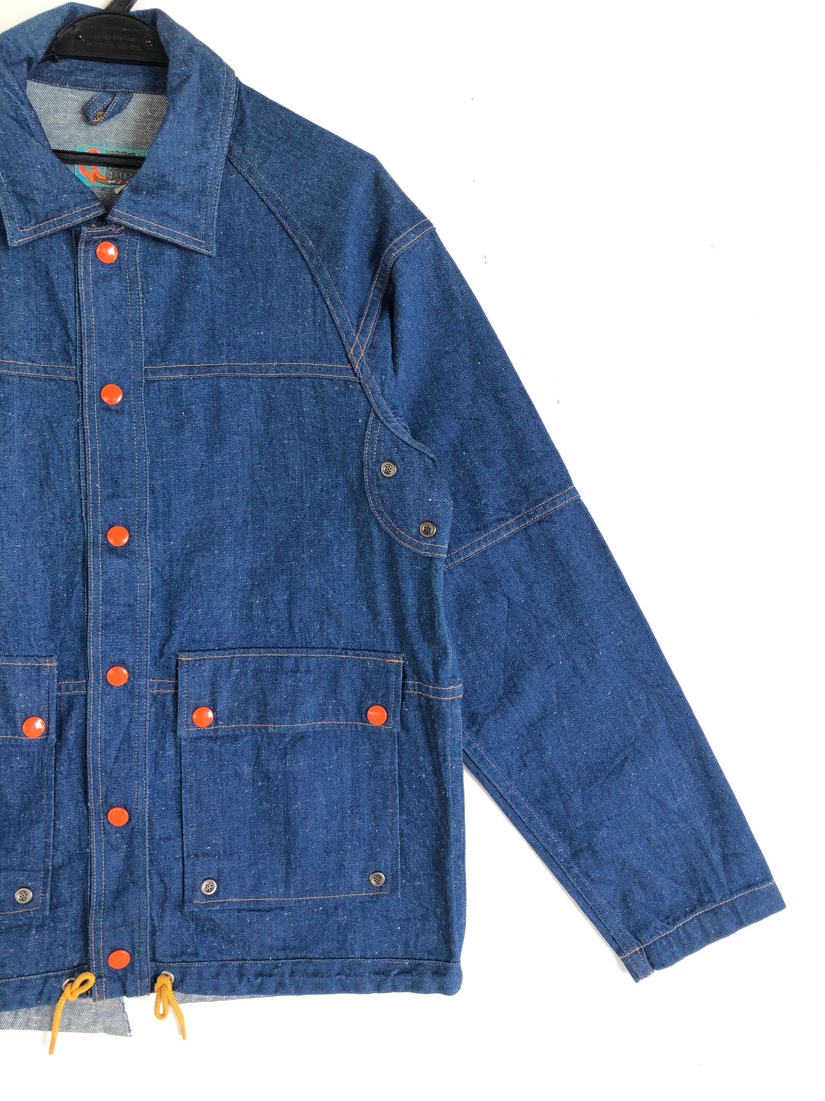 Mister Freedom RARE🔥VINTAGE MISTER FREEDOM x TOYO CHORE DENIM JACKET Size US M / EU 48-50 / 2 - 4 Thumbnail