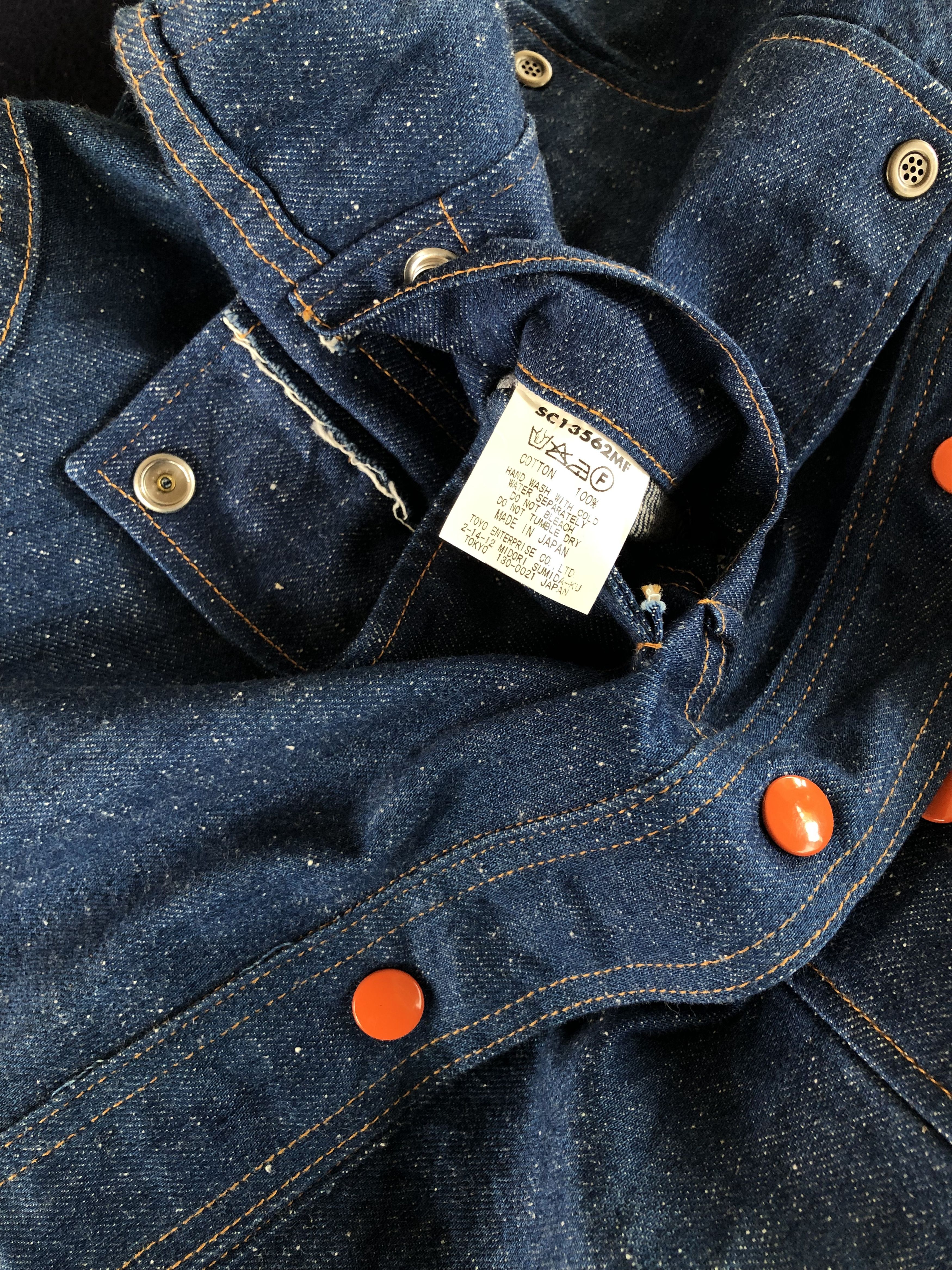 Mister Freedom RARE🔥VINTAGE MISTER FREEDOM x TOYO CHORE DENIM JACKET Size US M / EU 48-50 / 2 - 12 Thumbnail