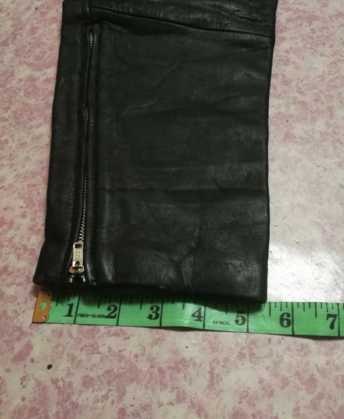 Japanese Brand Cafe racer Motocycle Leather Wear Rare Design Trousers Pants Size US 30 / EU 46 - 7 Thumbnail