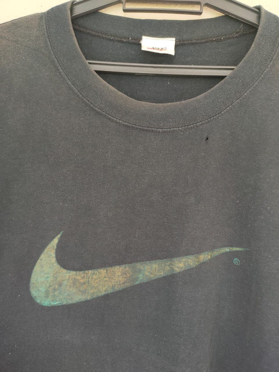 Nike Vintage Oversize Nike Big Swoosh hoodie Size US L / EU 52-54 / 3 - 3 Thumbnail