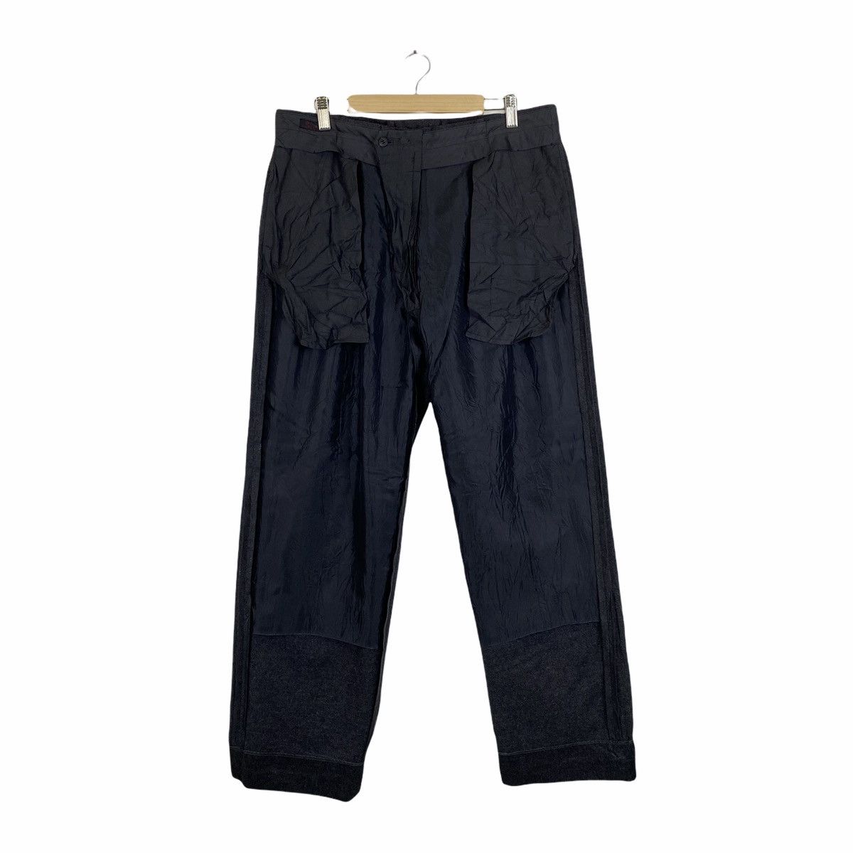 Japanese Brand × Vintage Vintage PAPAS Japanese Brand Slacks Casual Webbing Pants Size US 33 - 3 Thumbnail
