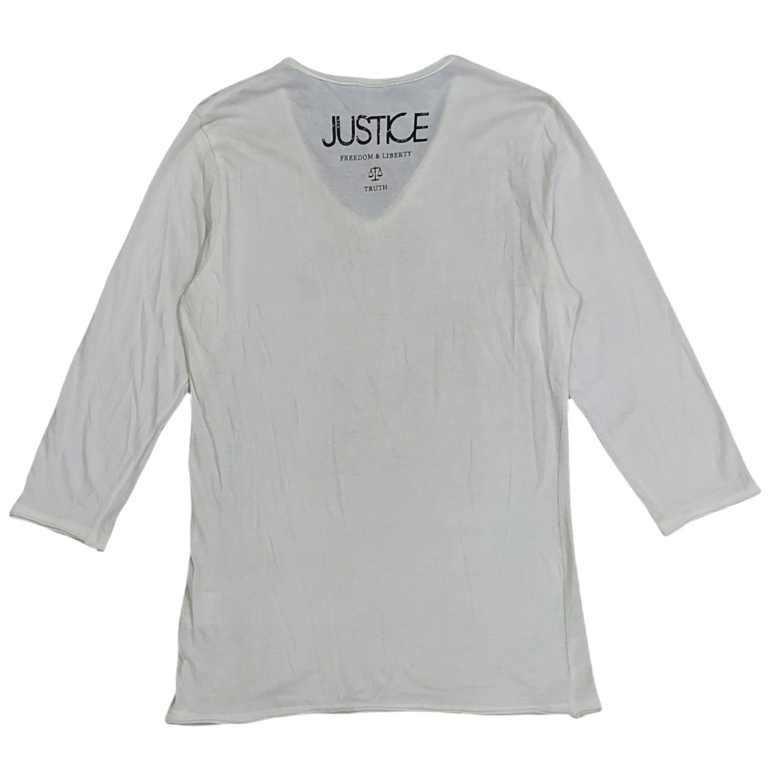 Band Tees × Japanese Brand × Melrose RARE! MEN'S MELROSE "BRINGING BACK THE SOUND OF JUSTICE" Size US S / EU 44-46 / 1 - 2 Thumbnail