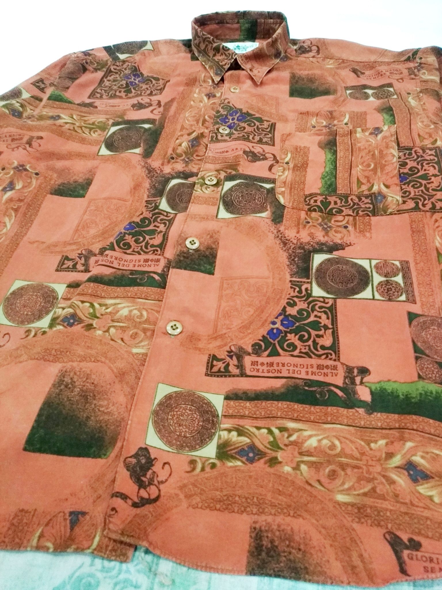 Designer RARE!!! VTG HEART BREAKER BAROQUE L/SLEEVE SHIRT Size US L / EU 52-54 / 3 - 5 Thumbnail