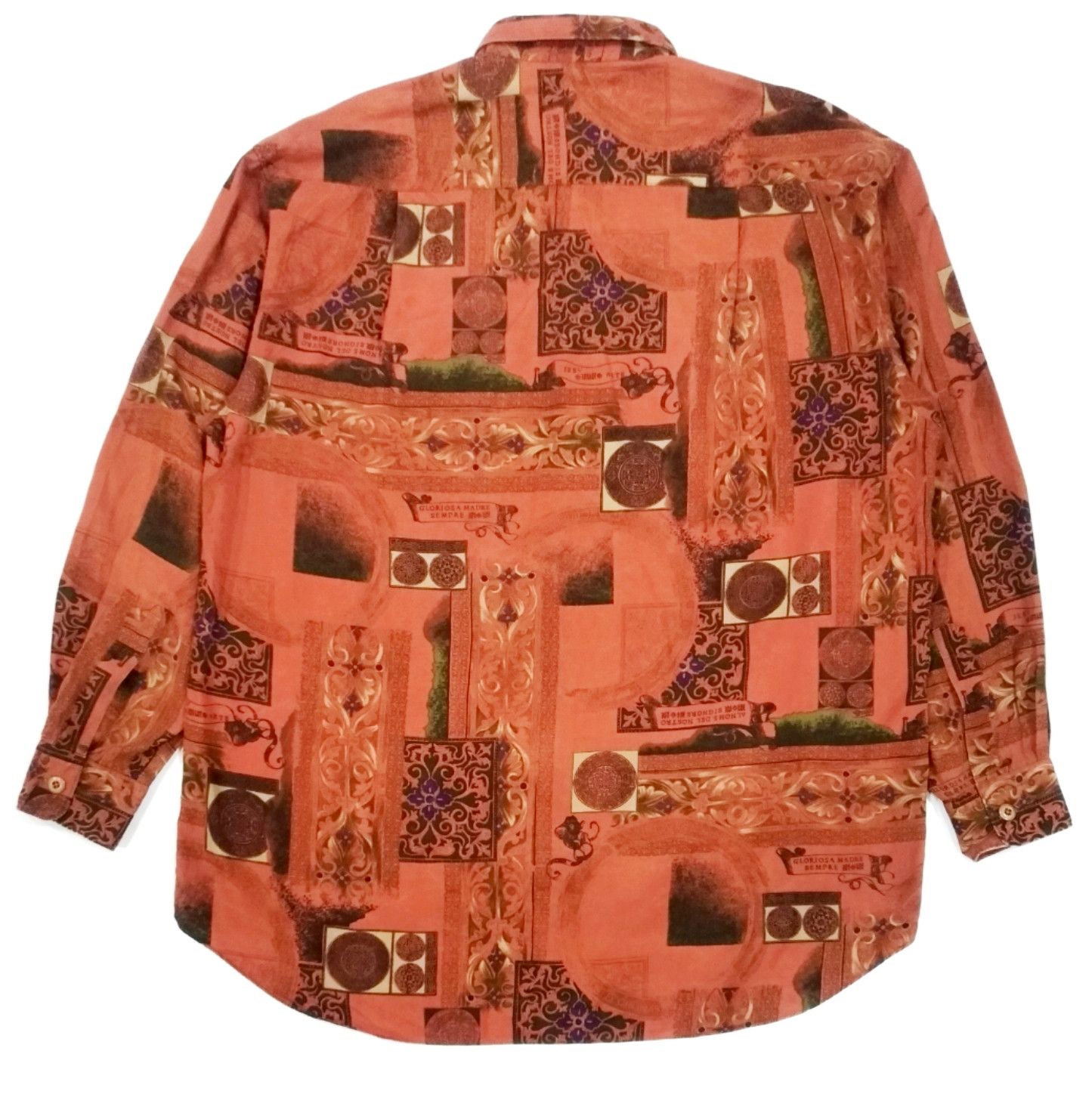 Designer RARE!!! VTG HEART BREAKER BAROQUE L/SLEEVE SHIRT Size US L / EU 52-54 / 3 - 2 Thumbnail