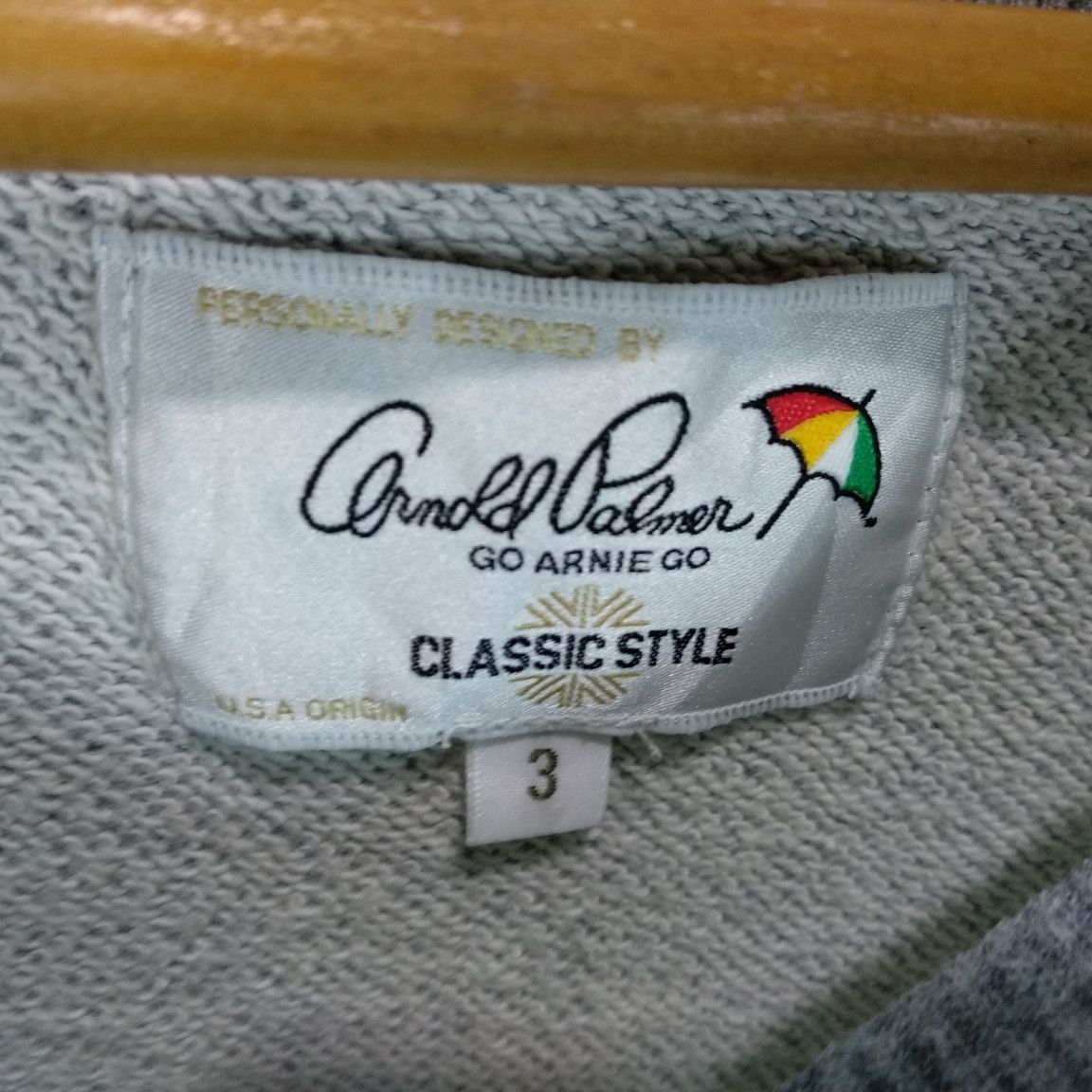 Designer ARNOLD PALMER Go Arnie Go Retro Golf Classic Sweatshirts Size US L / EU 52-54 / 3 - 8 Thumbnail