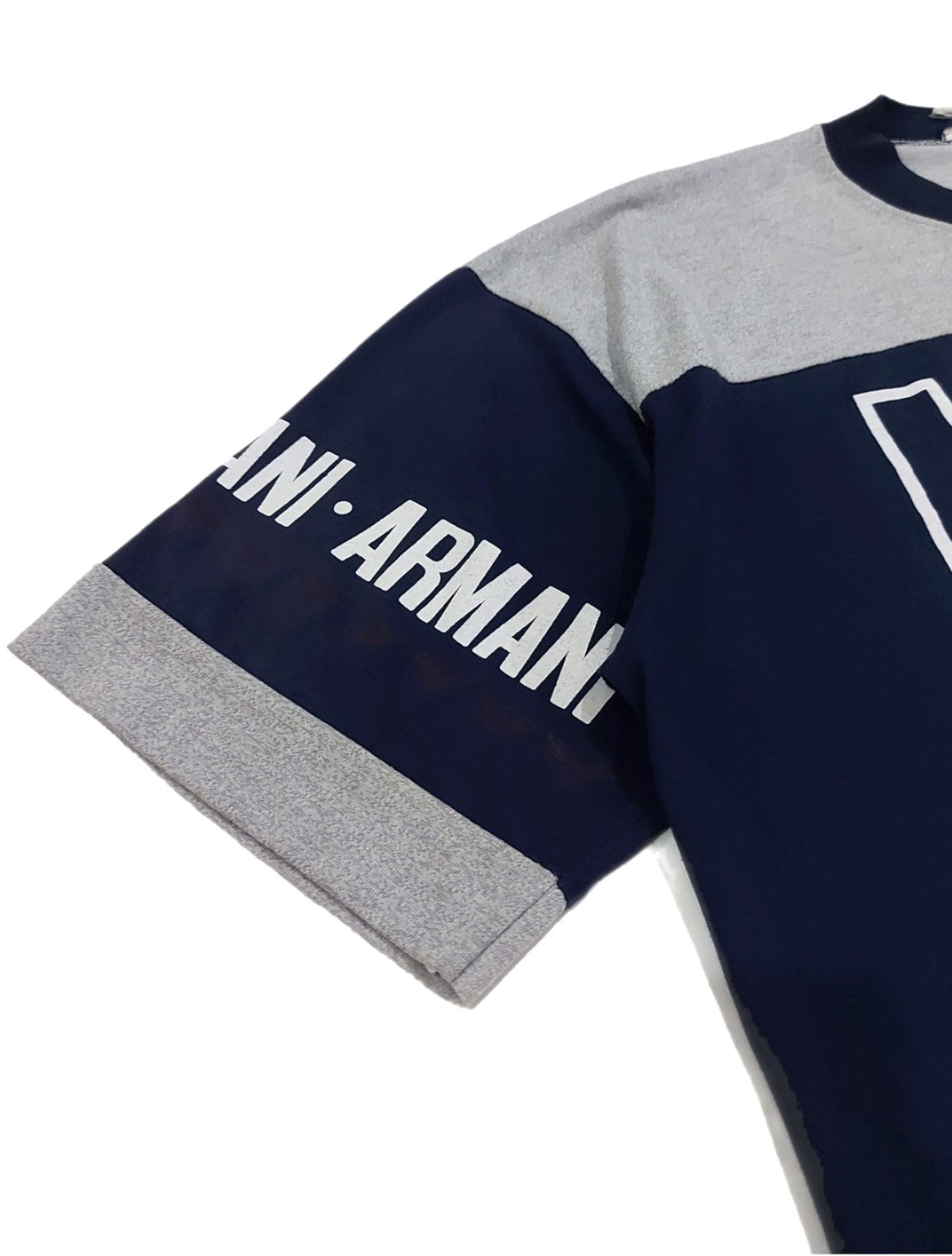 Designer × Giorgio Armani RARE! VTG GIORGIO ARMANI BIG LOGO SPELL OUT COLOUR BLOCK Size US L / EU 52-54 / 3 - 7 Thumbnail